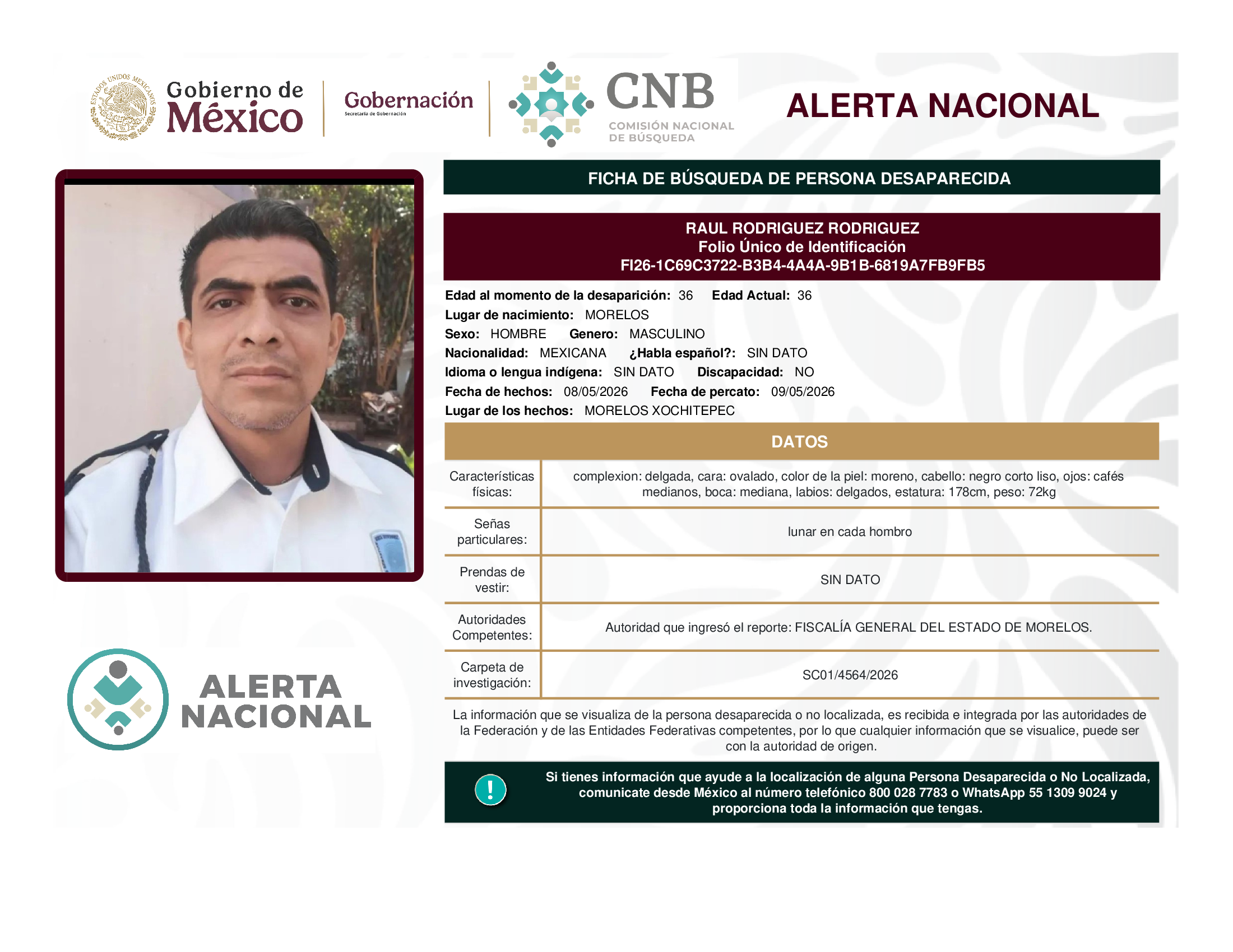 RAUL RODRIGUEZ RODRIGUEZ