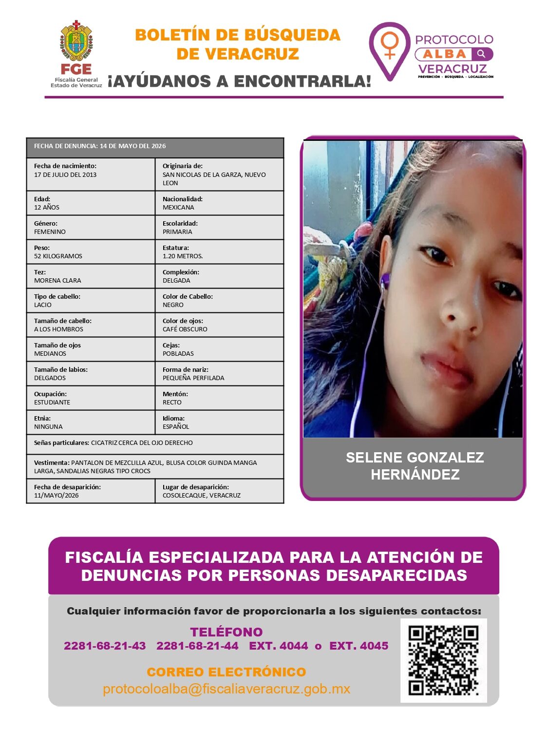 SELENE GONZALEZ HERNANDEZ