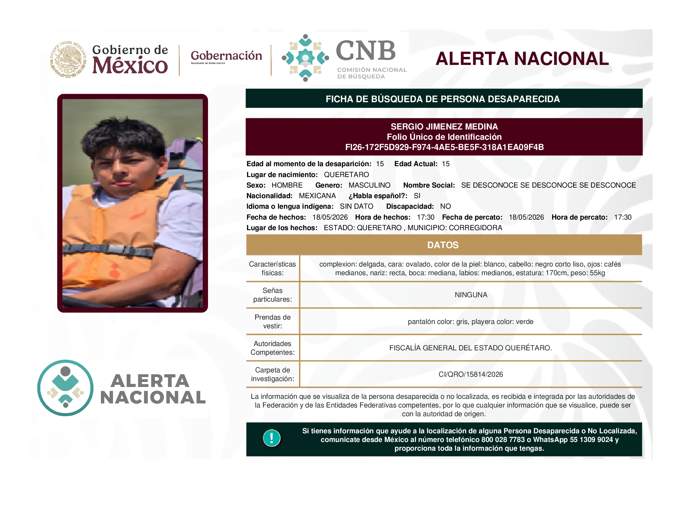 SERGIO JIMENEZ MEDINA