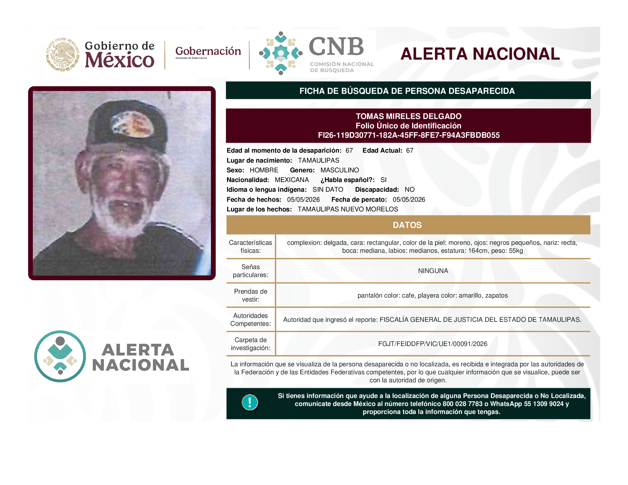 TOMAS MIRELES DELGADO