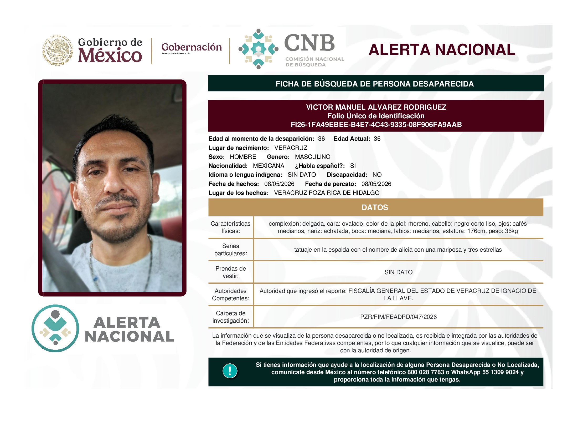 VICTOR MANUEL ALVAREZ RODRIGUEZ
