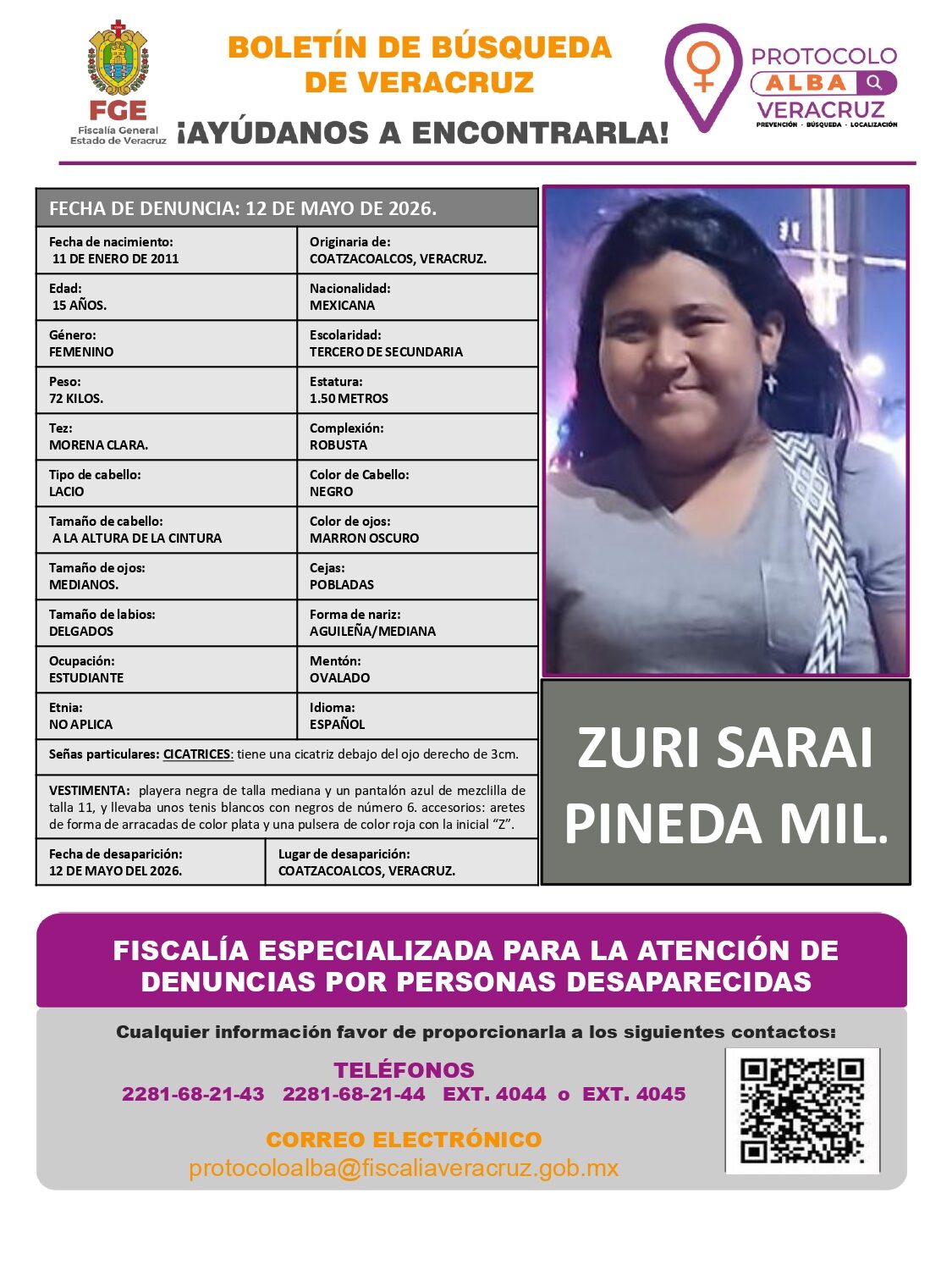 ZURI SARAI PINEDA MIL