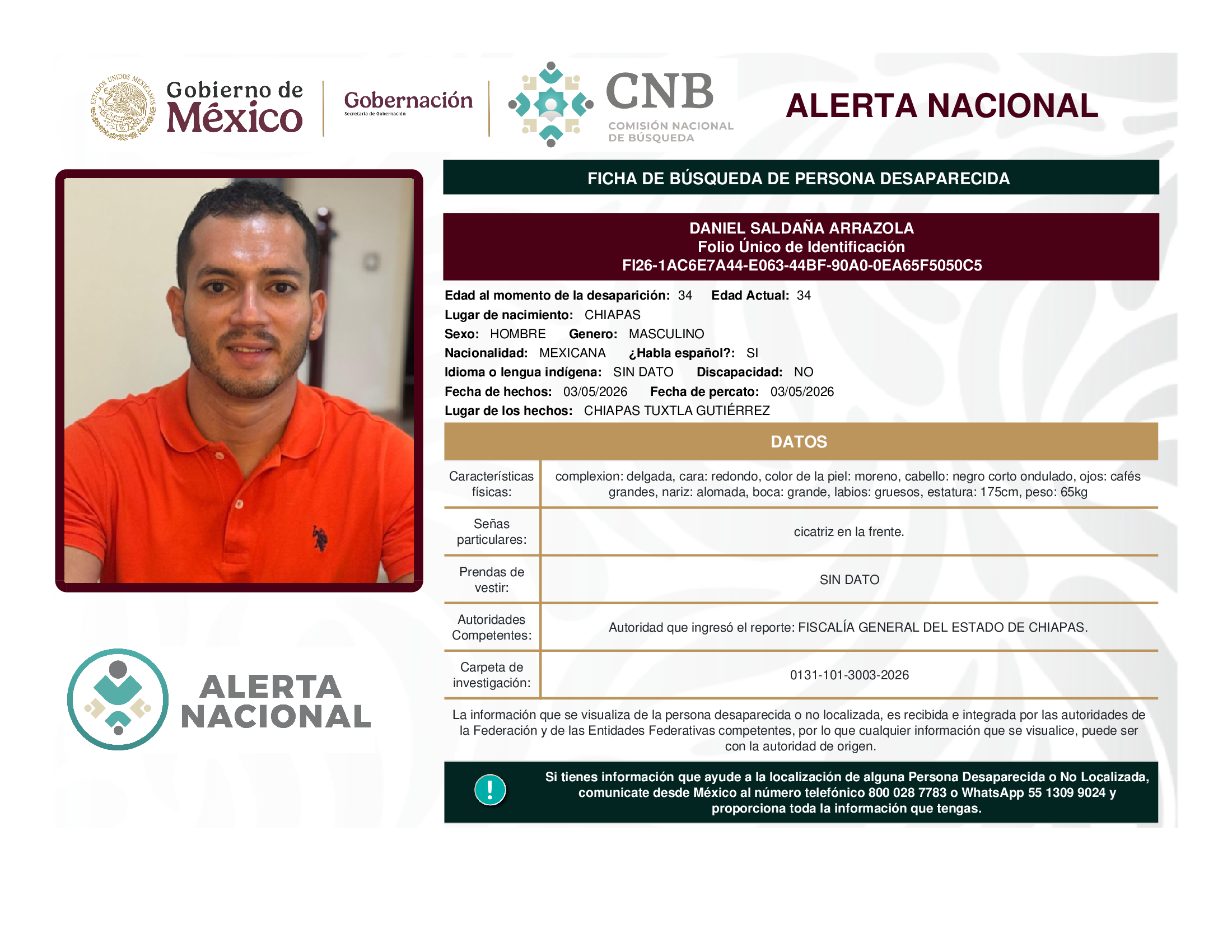 DANIEL SALDAÑA ARRAZOLA