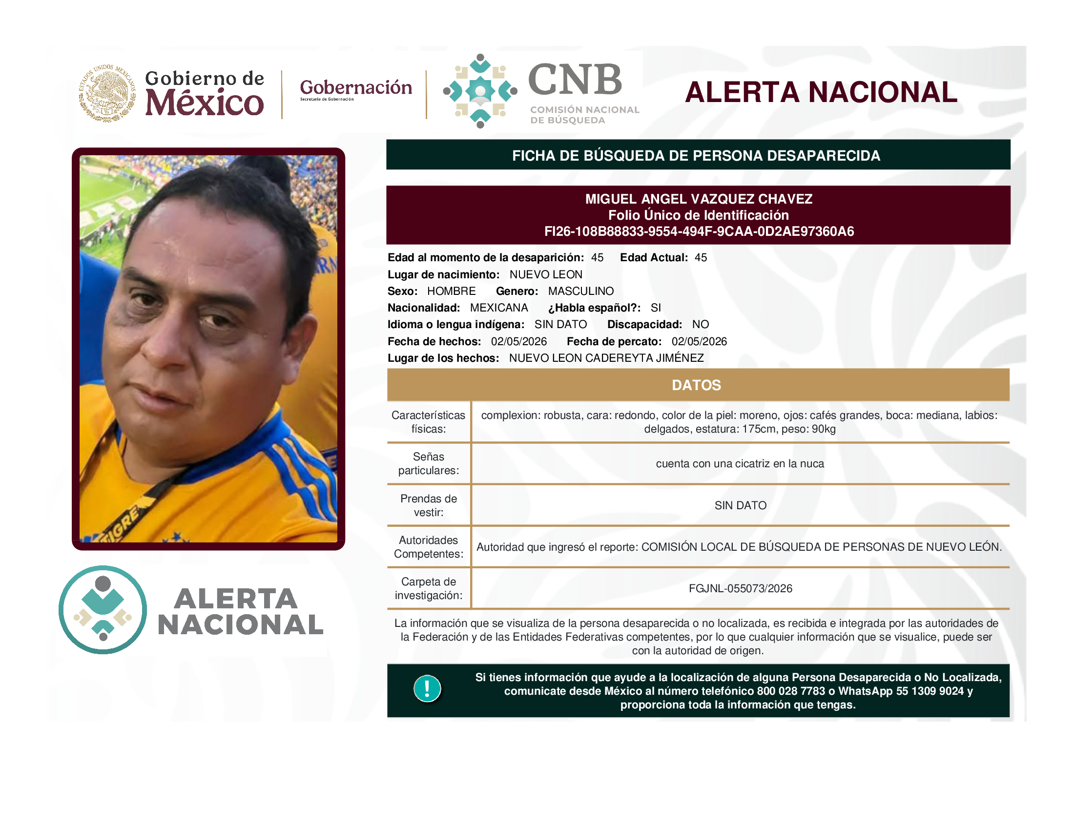 MIGUEL ANGEL VAZQUEZ CHAVEZ