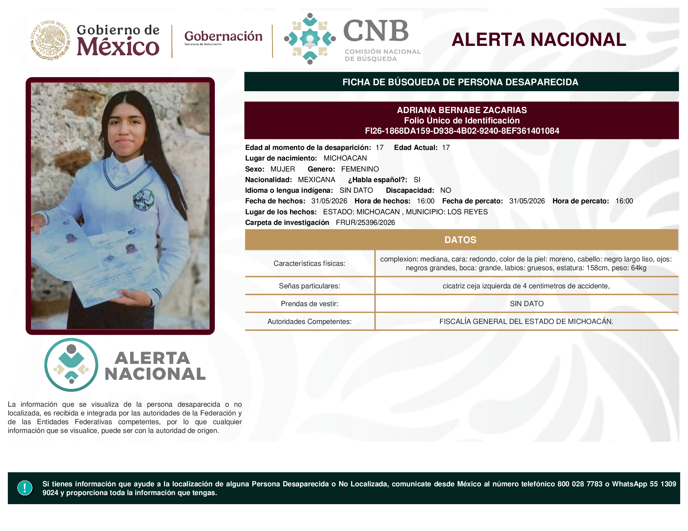 ADRIANA BERNABE ZACARIAS