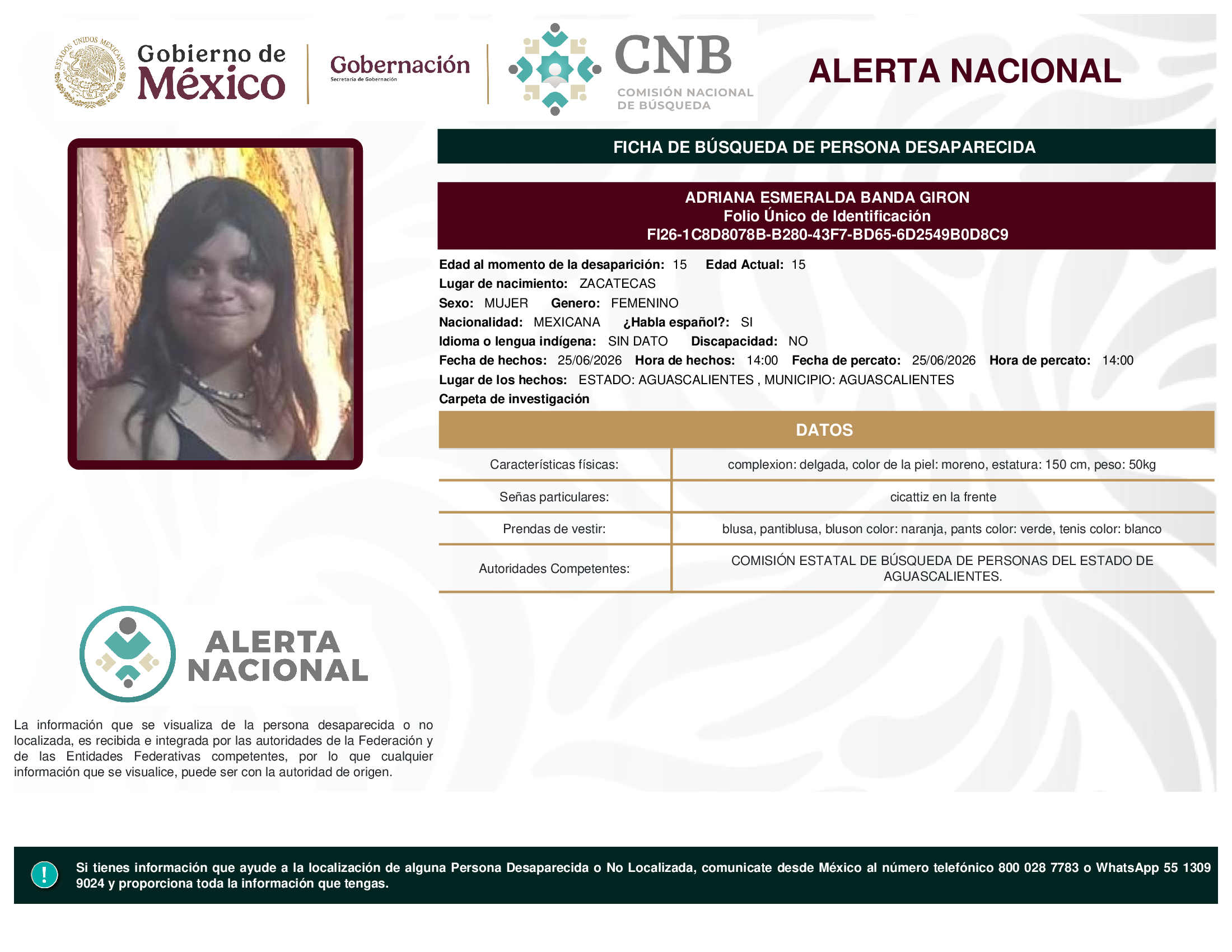 ADRIANA ESMERALDA BANDA GIRON