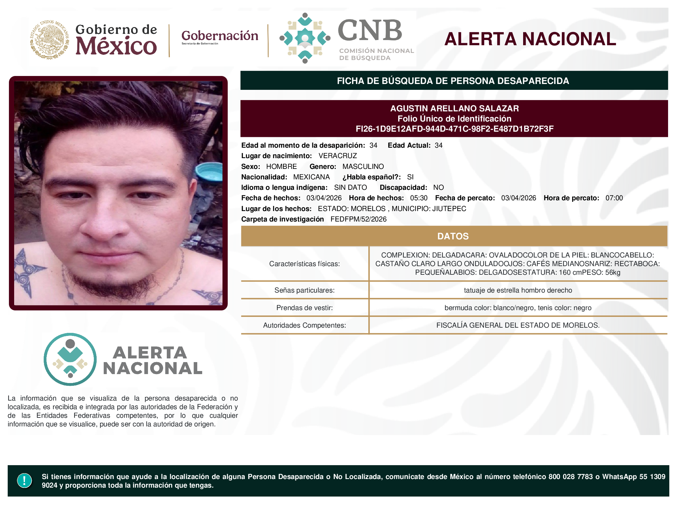 AGUSTIN ARELLANO SALAZAR