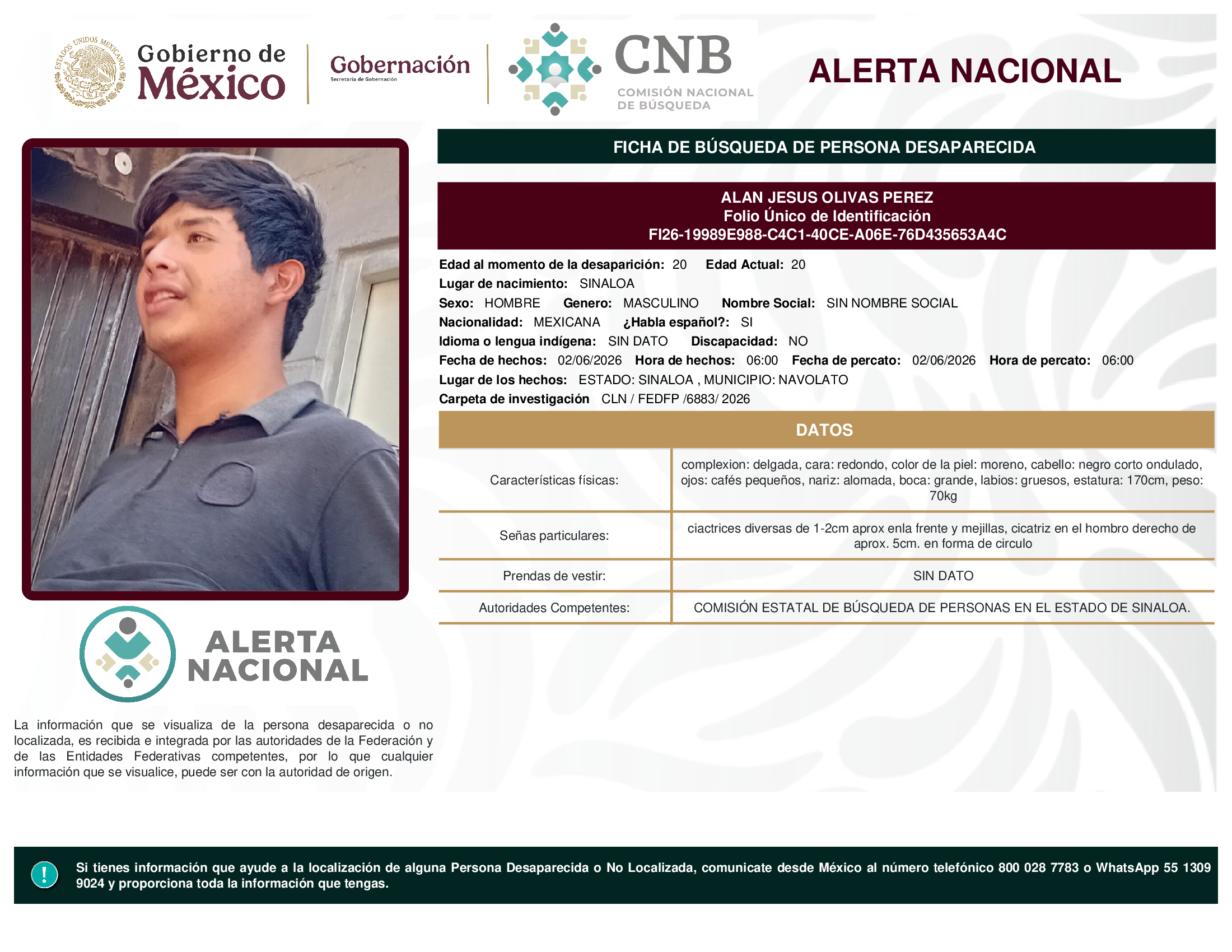 ALAN JESUS OLIVAS PEREZ