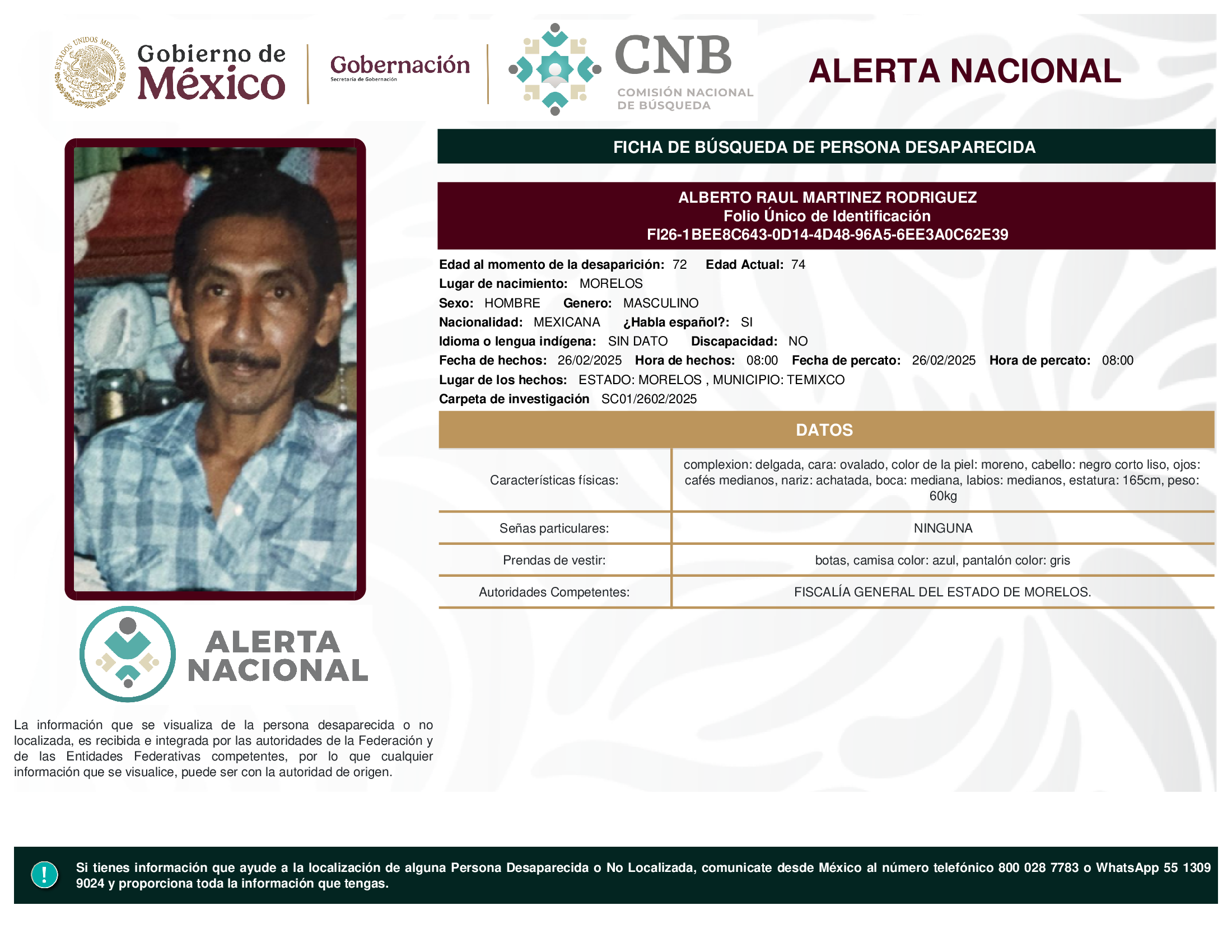 ALBERTO RAUL MARTINEZ RODRIGUEZ