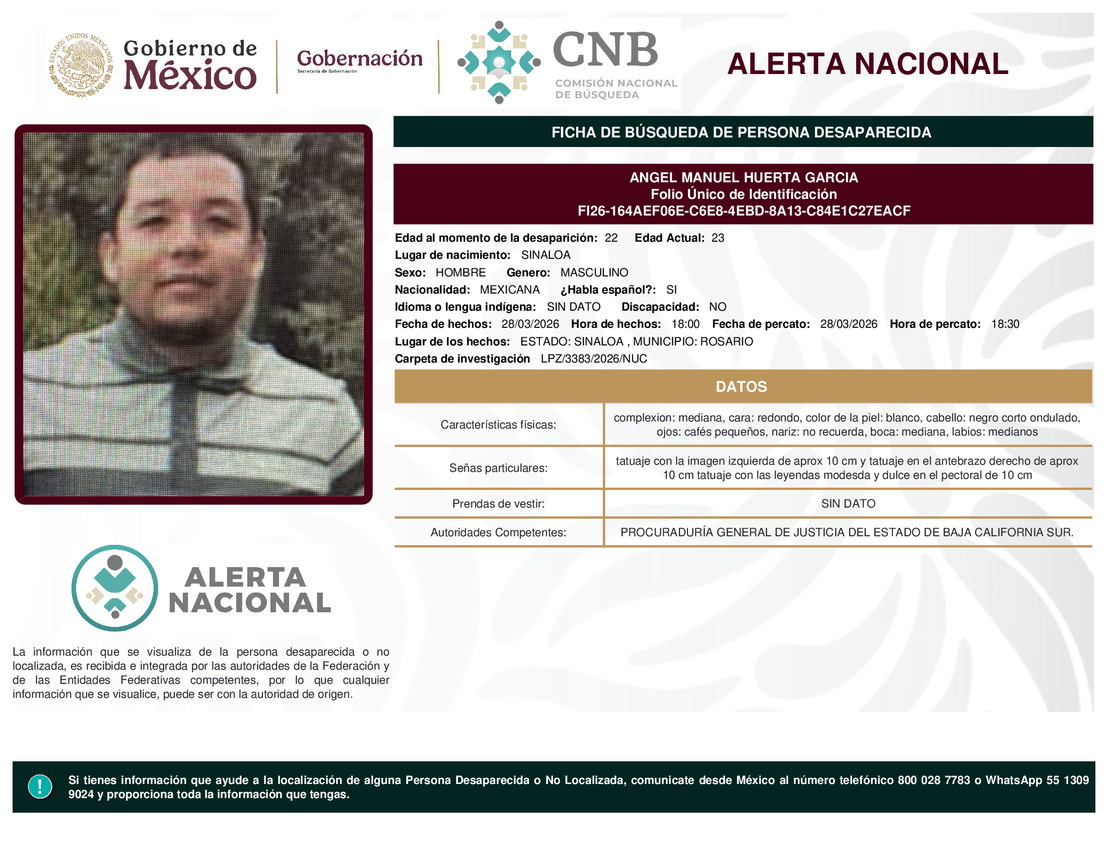 ANGEL MANUEL HUERTA GARCIA