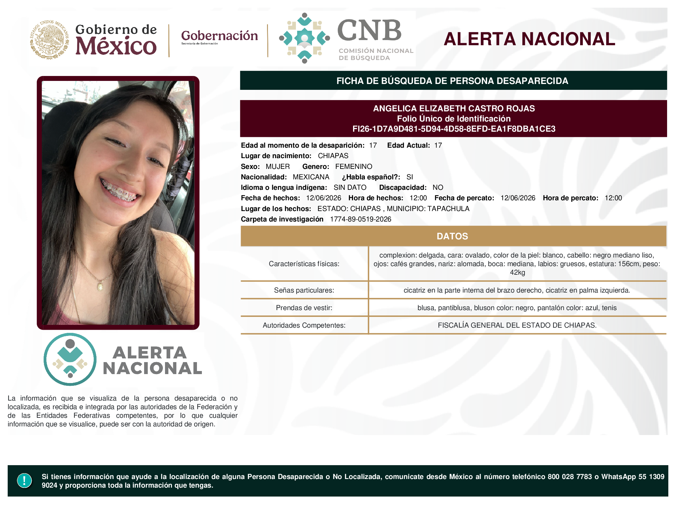 ANGELICA ELIZABETH CASTRO ROJAS