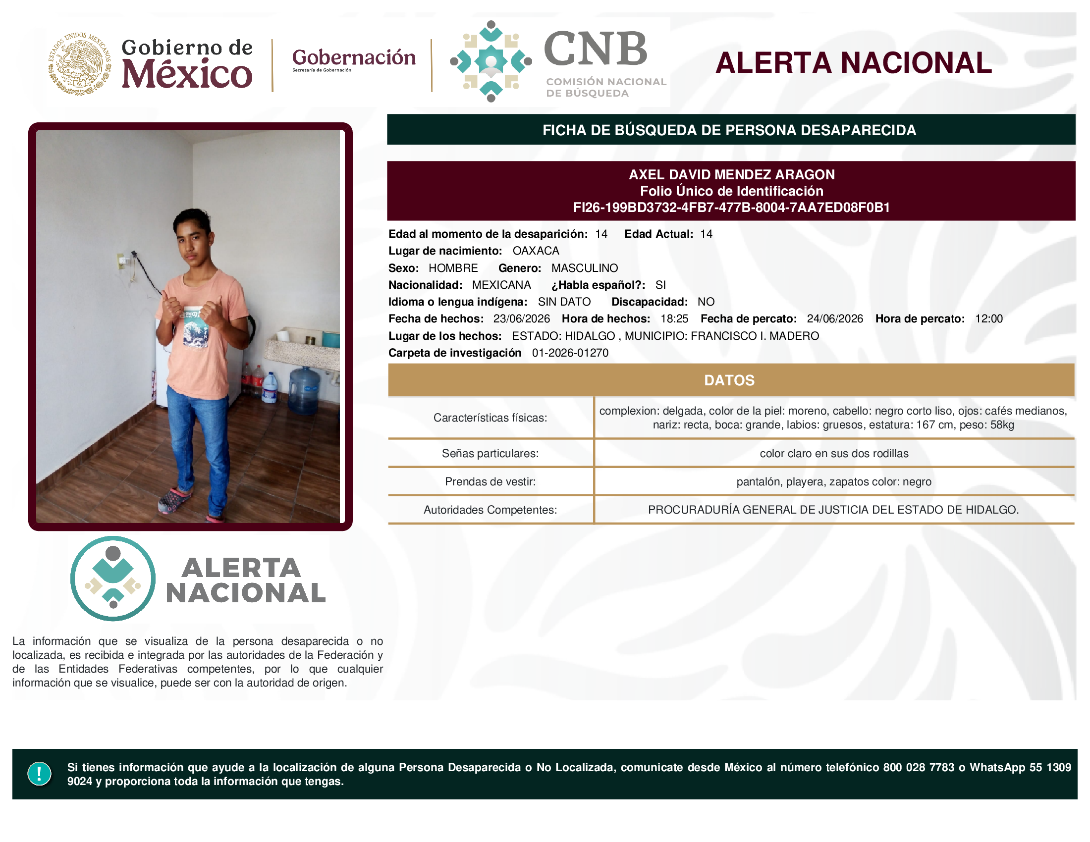 AXEL DAVID MENDEZ ARAGON