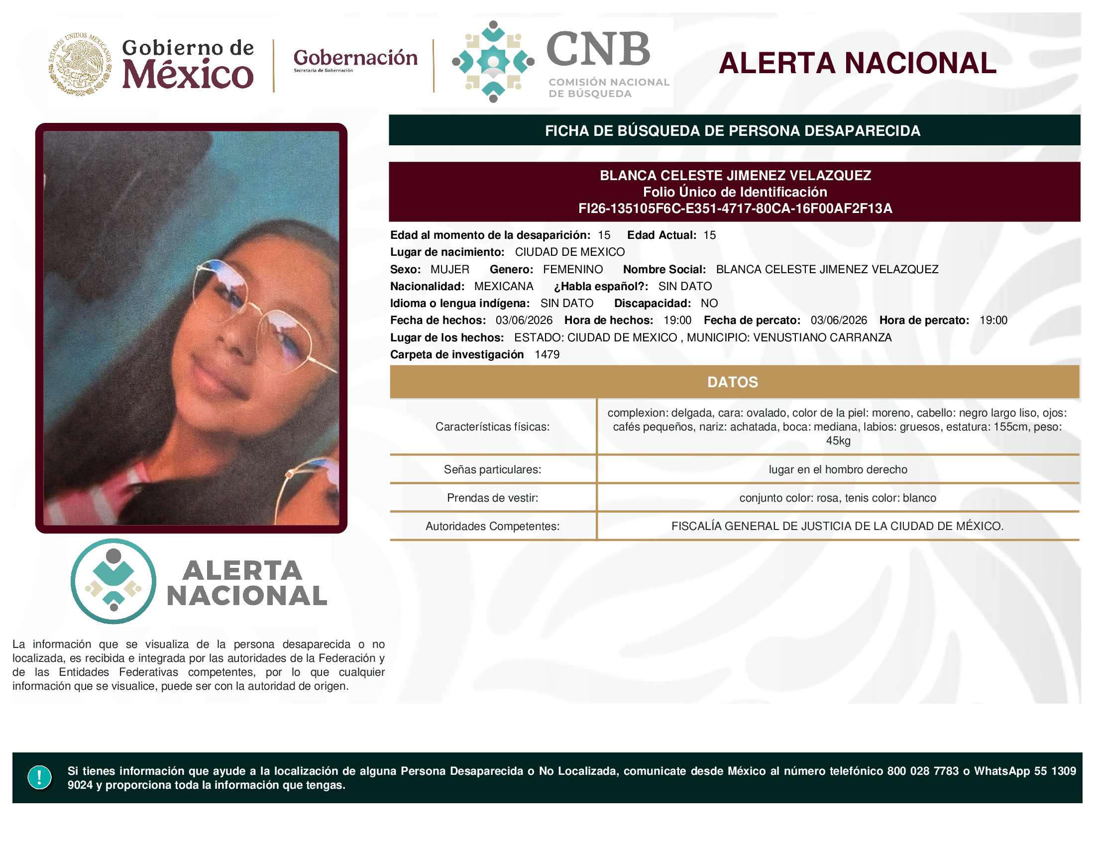 BLANCA CELESTE JIMENEZ VELAZQUEZ