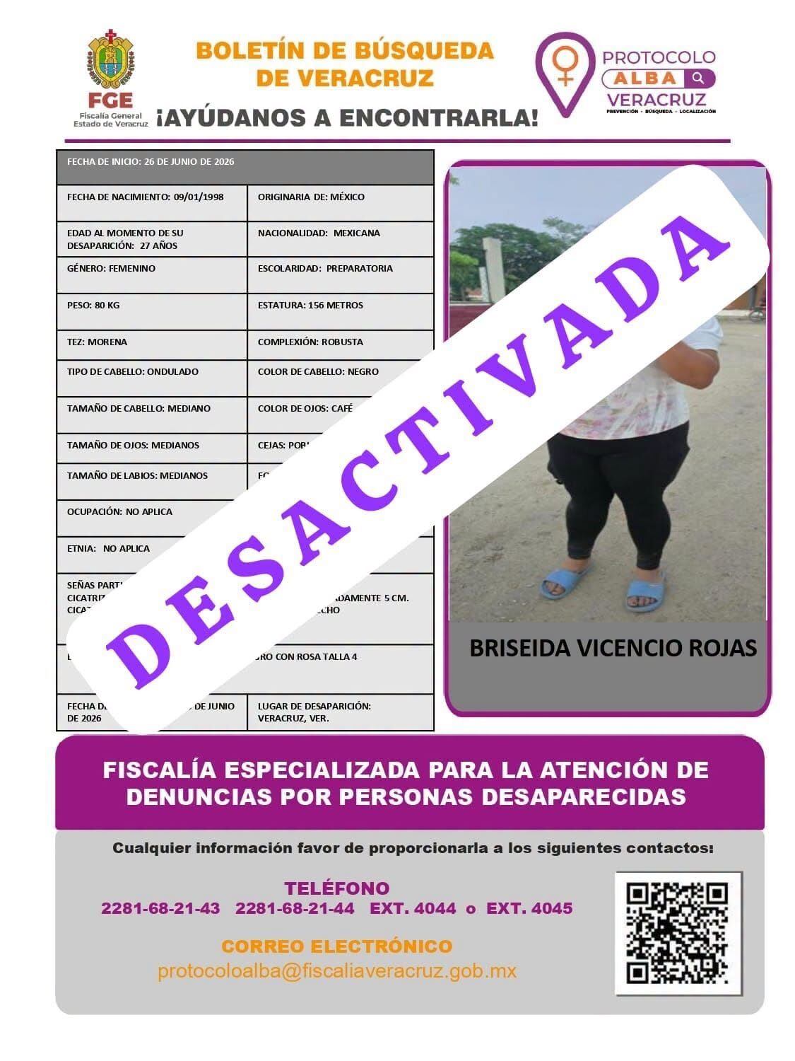 BRISEIDA VICENCIO ROJAS