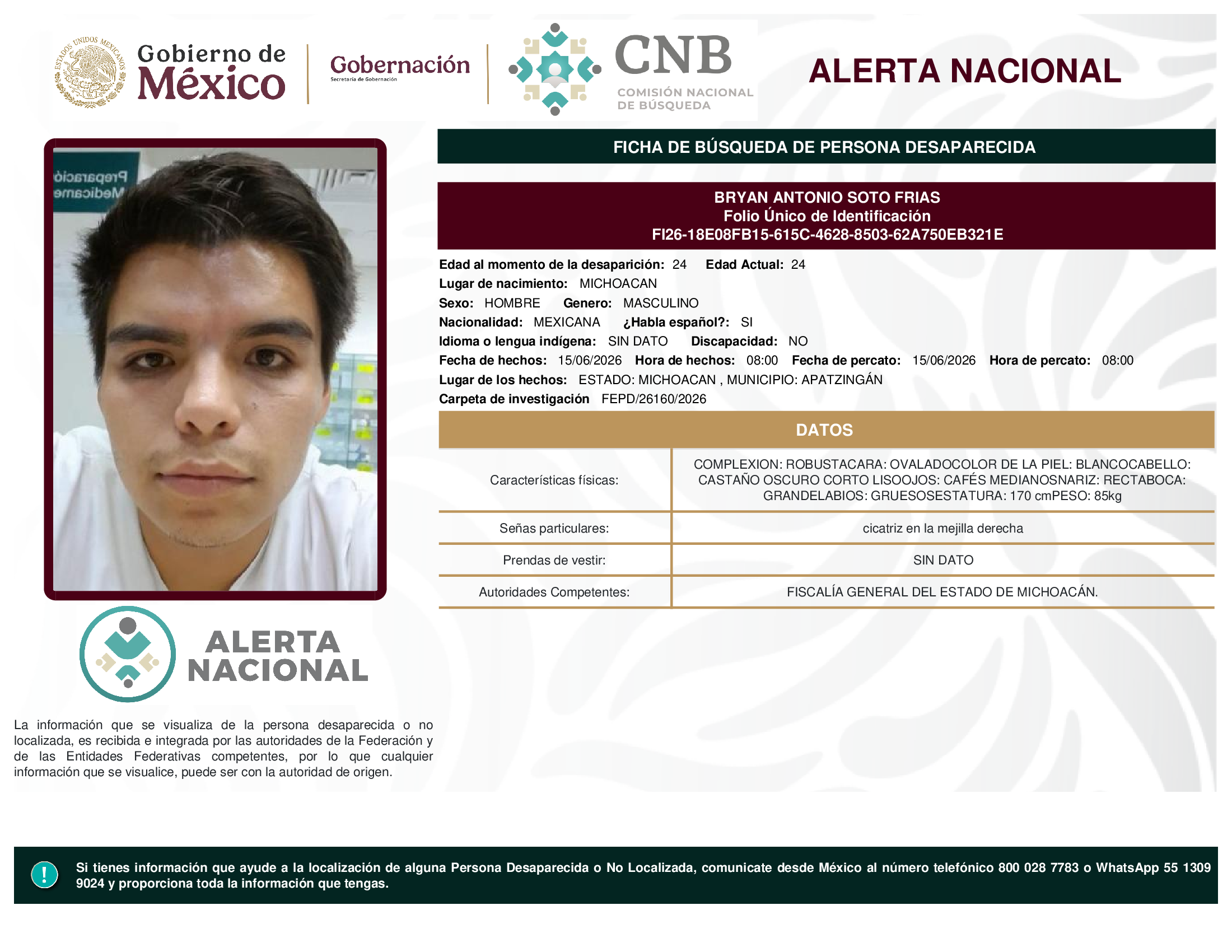 BRYAN ANTONIO SOTO FRIAS