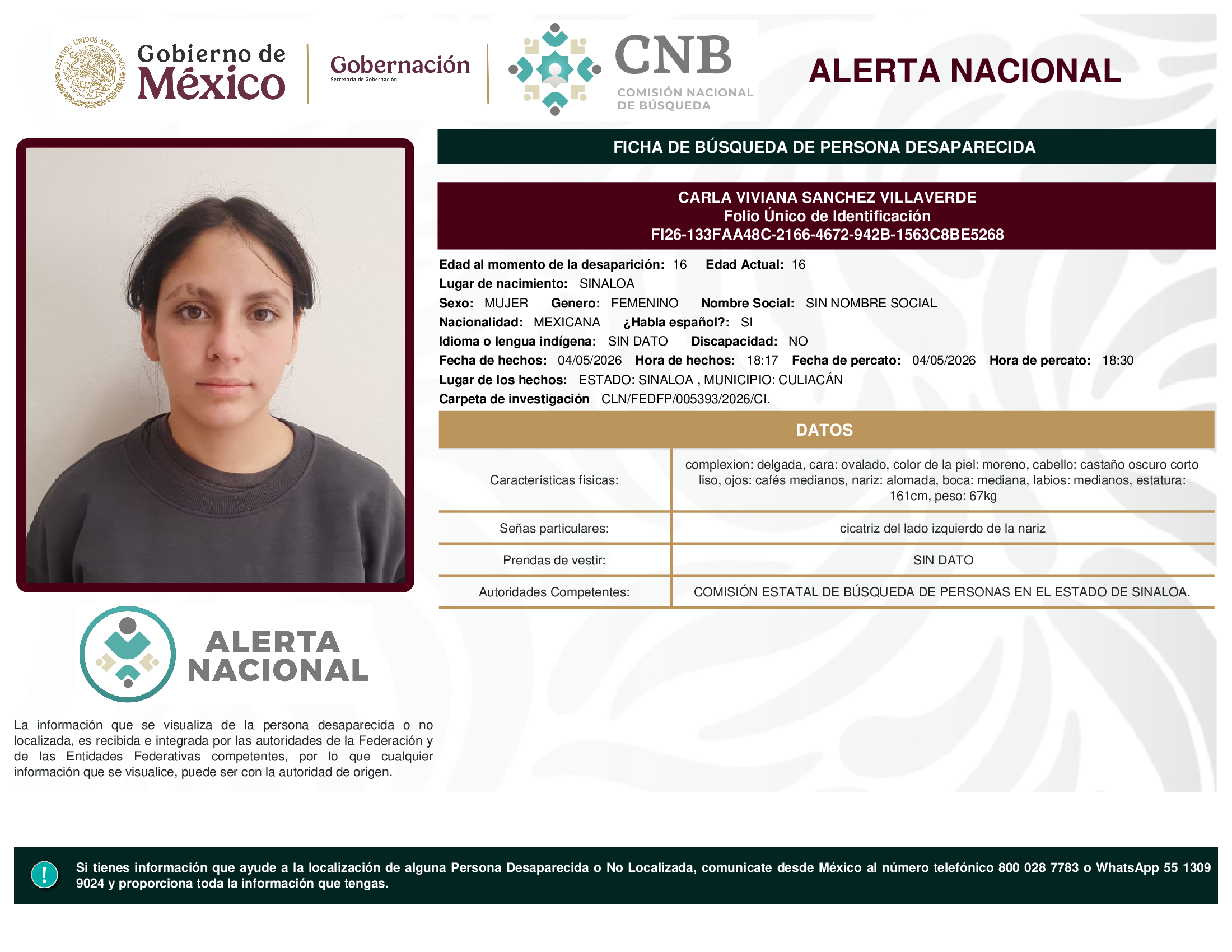CARLA VIVIANA SANCHEZ VILLAVERDE
