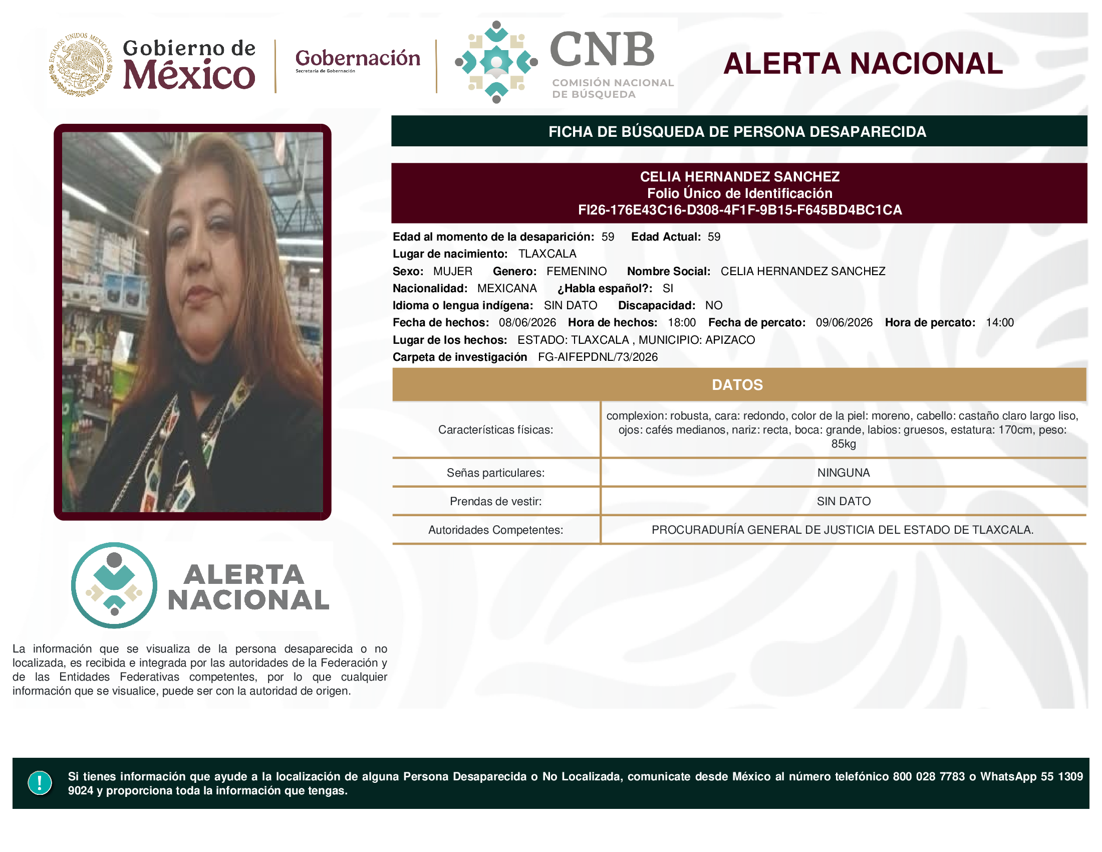 CELIA HERNANDEZ SANCHEZ