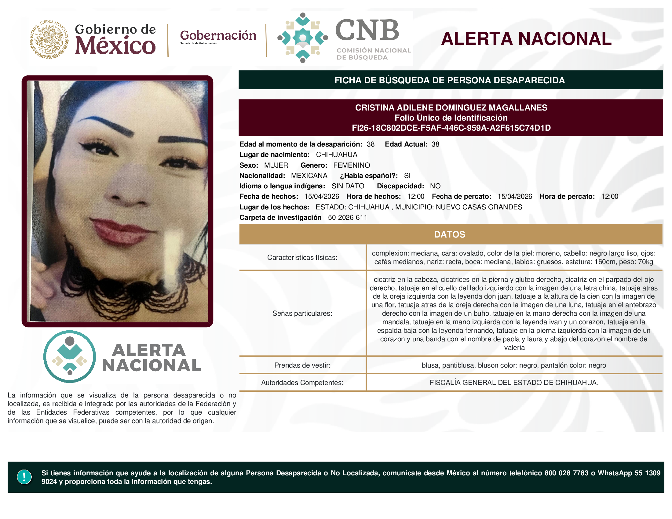 CRISTINA ADILENE DOMINGUEZ MAGALLANES