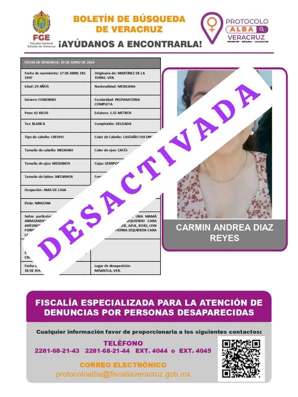 Carmín Andrea Díaz Reyes