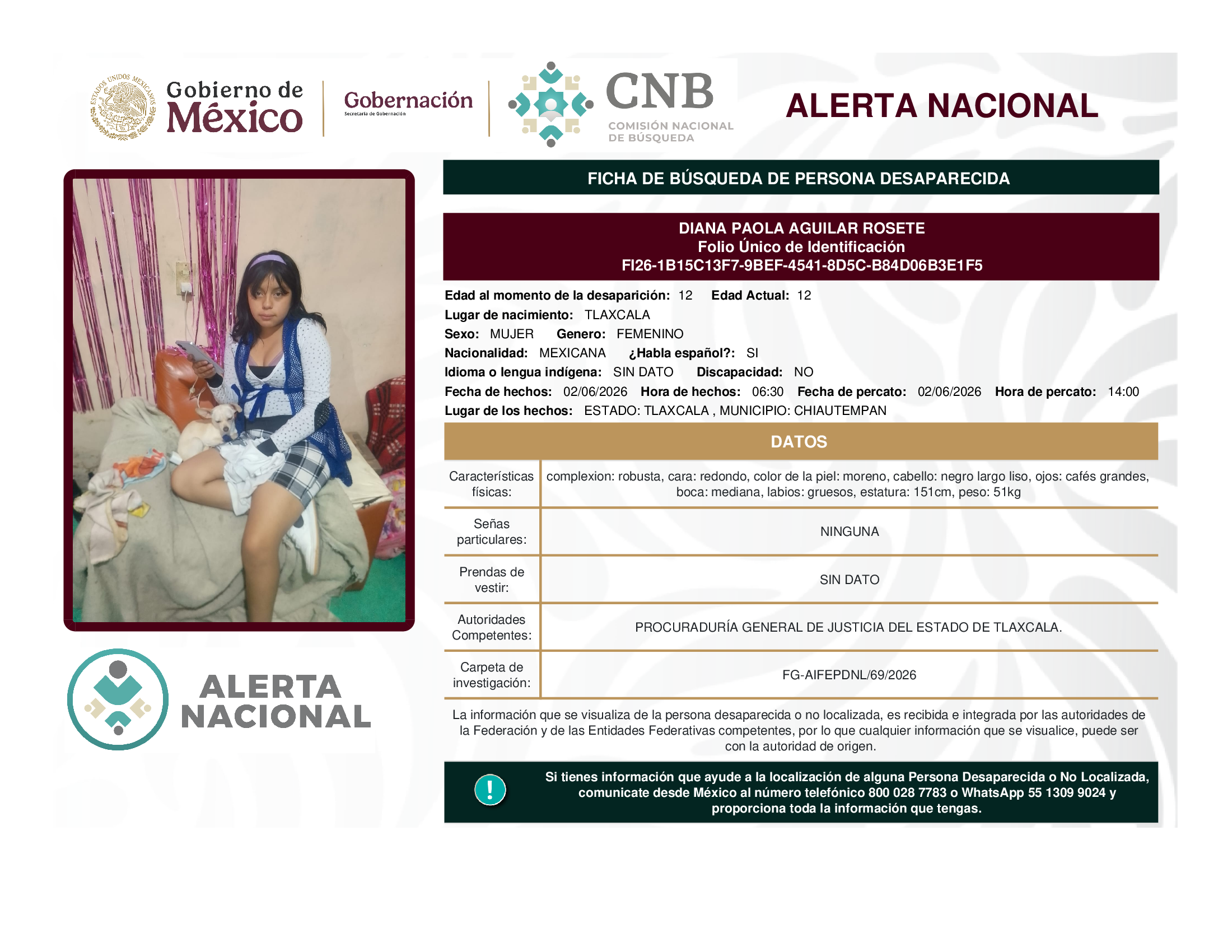 DIANA PAOLA AGUILAR ROSETE