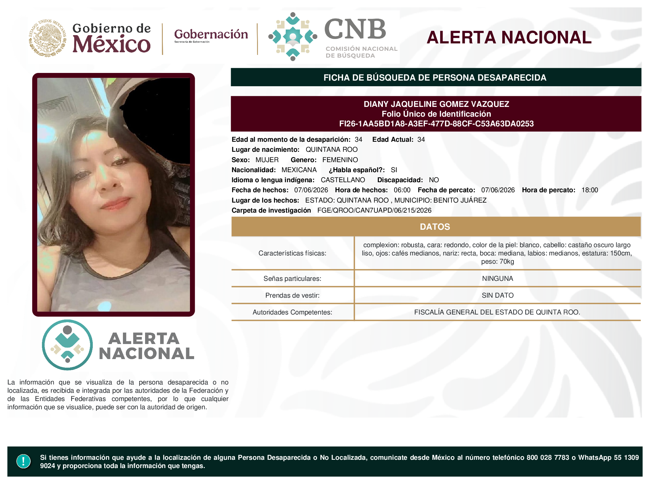 DIANY JAQUELINE GOMEZ VAZQUEZ