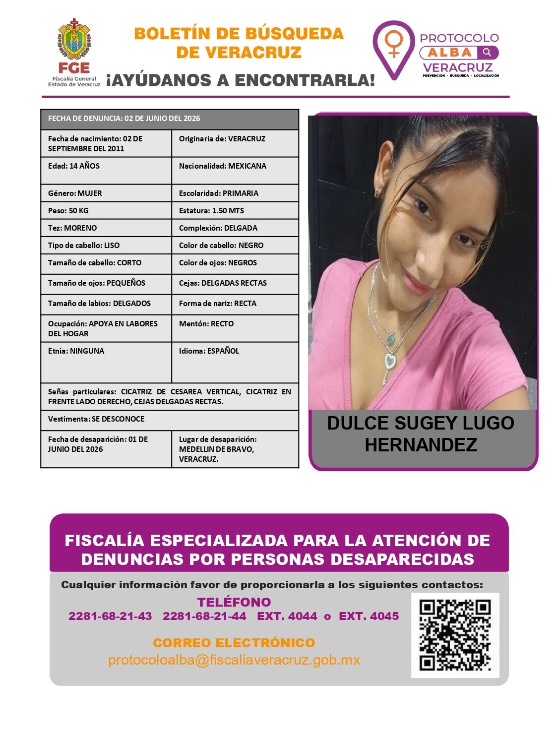 Dulce Sugey Lugo Hernández