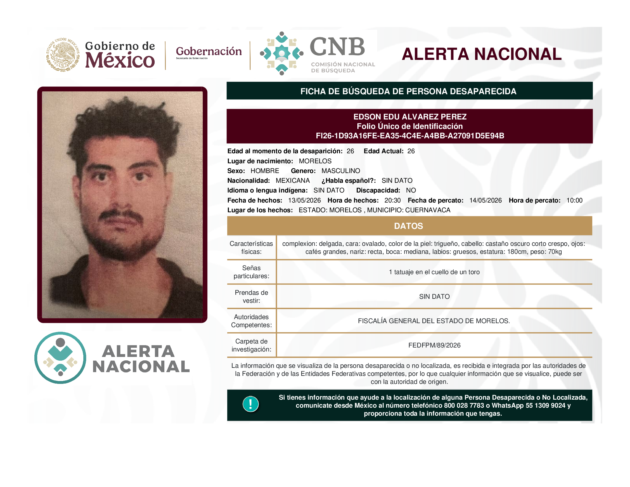 EDSON EDU ALVAREZ PEREZ