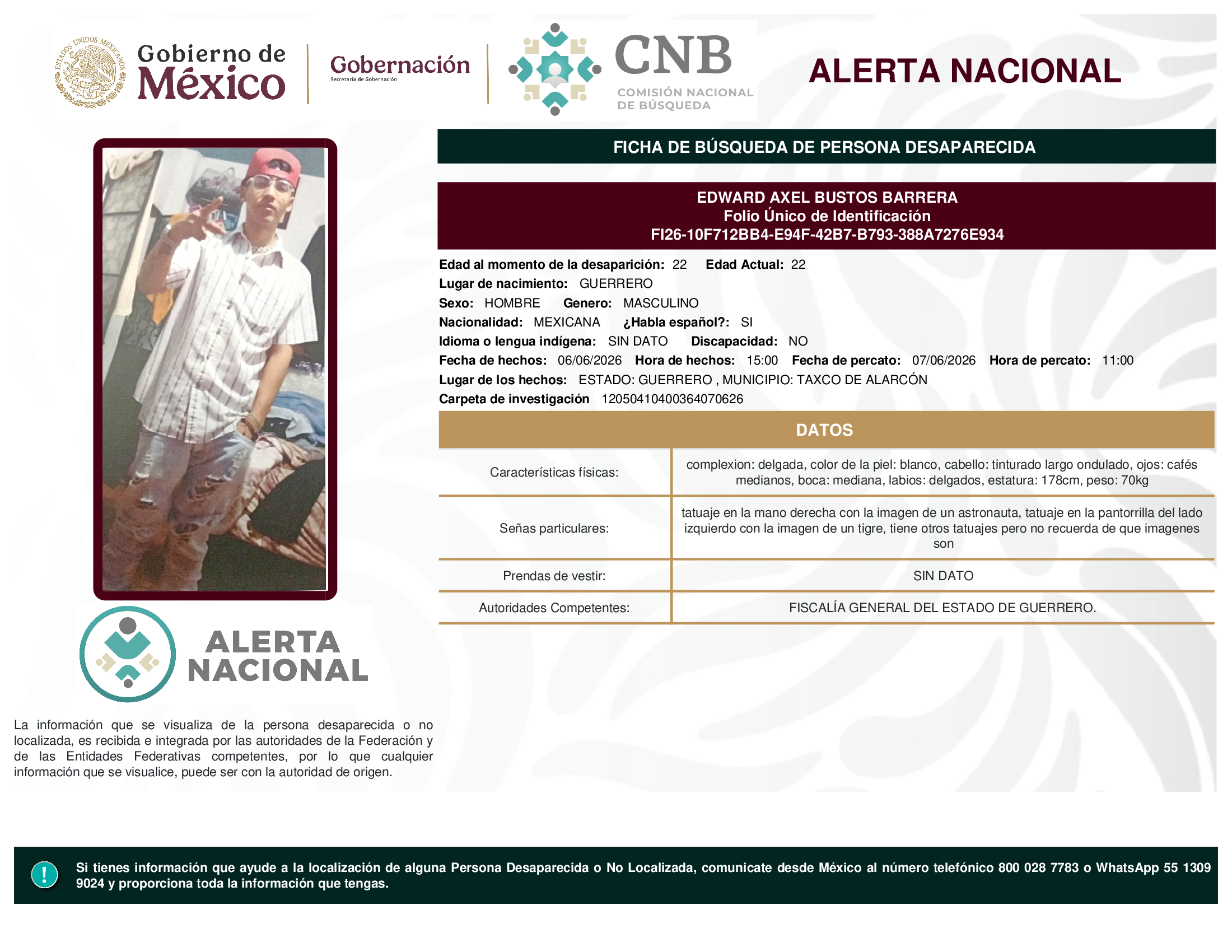 EDWARD AXEL BUSTOS BARRERA