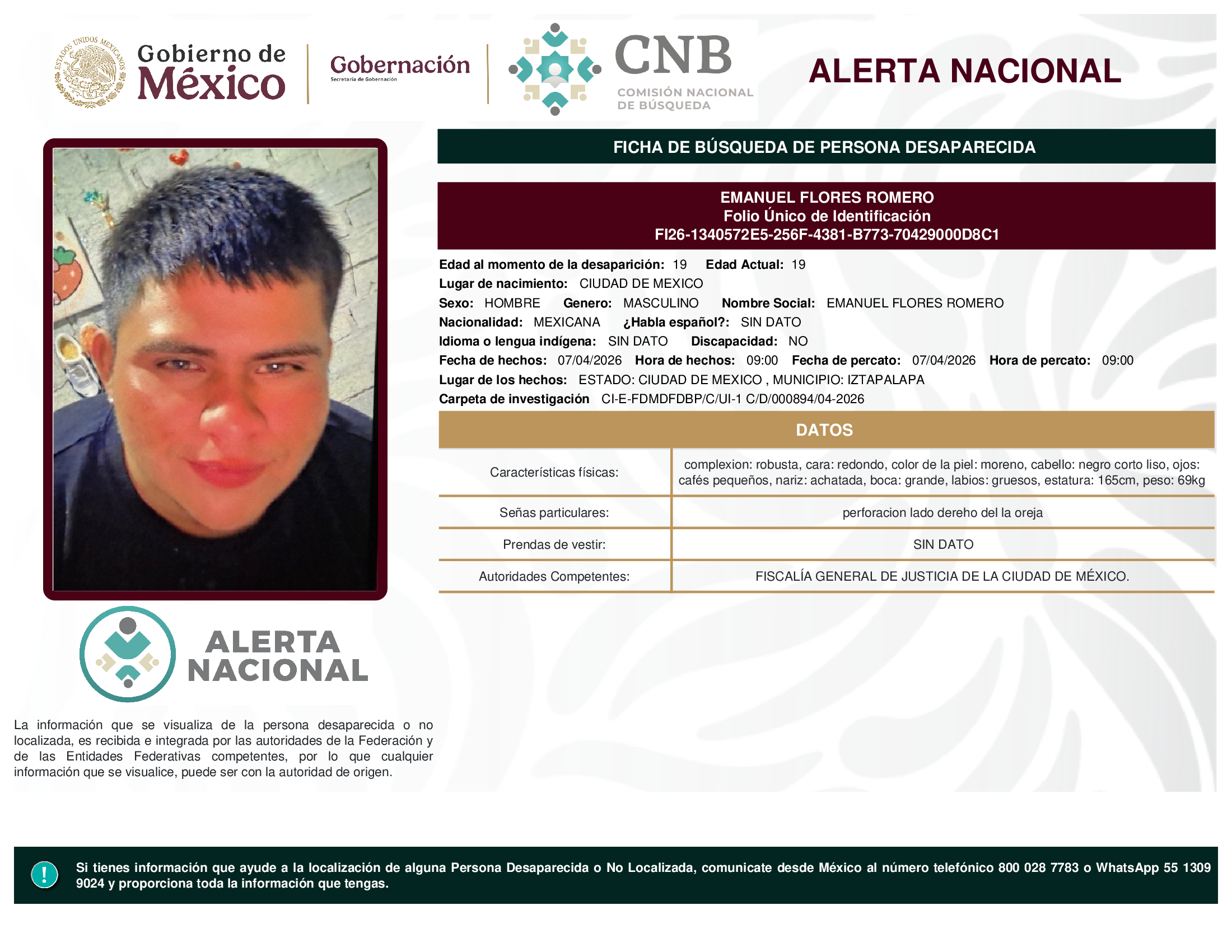 EMANUEL FLORES ROMERO