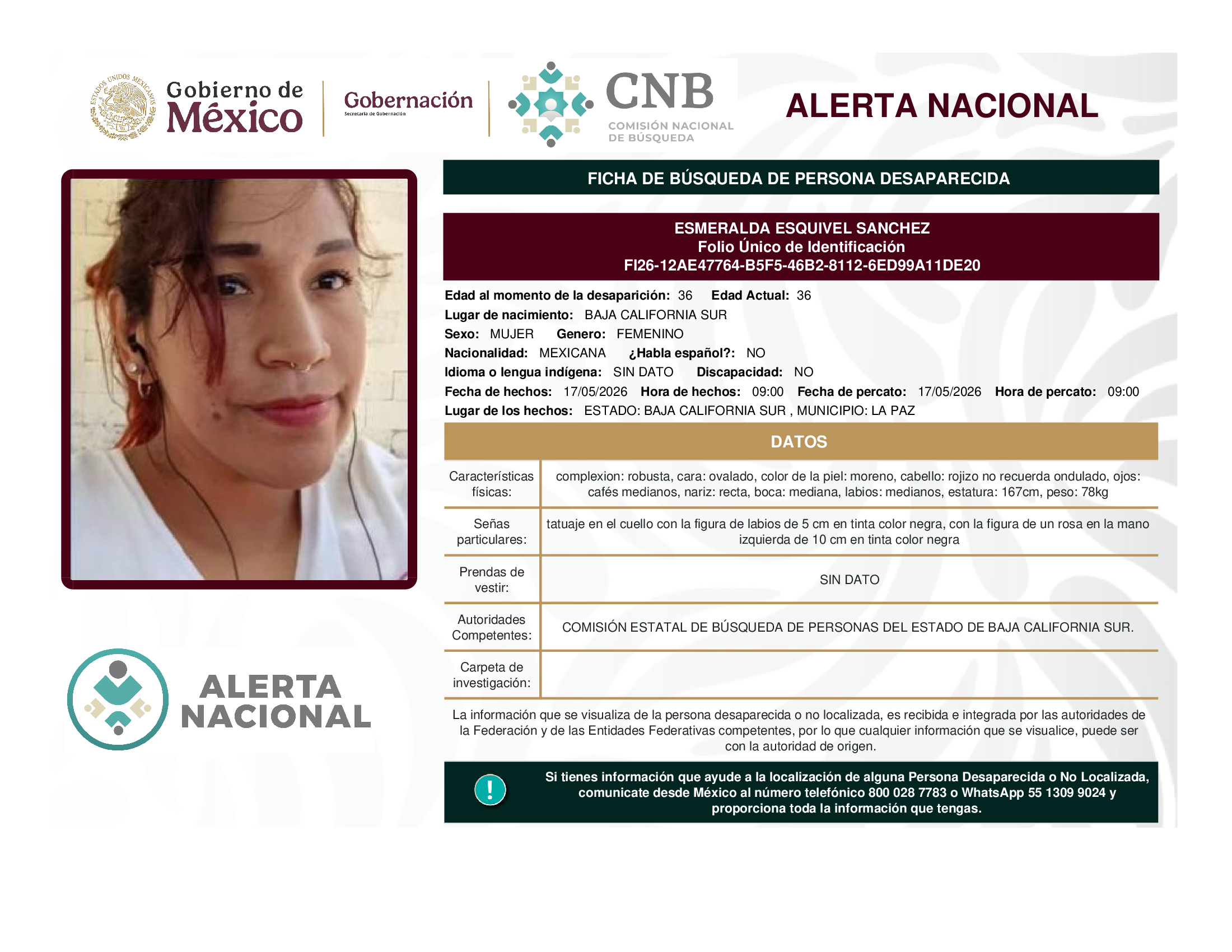ESMERALDA ESQUIVEL SANCHEZ