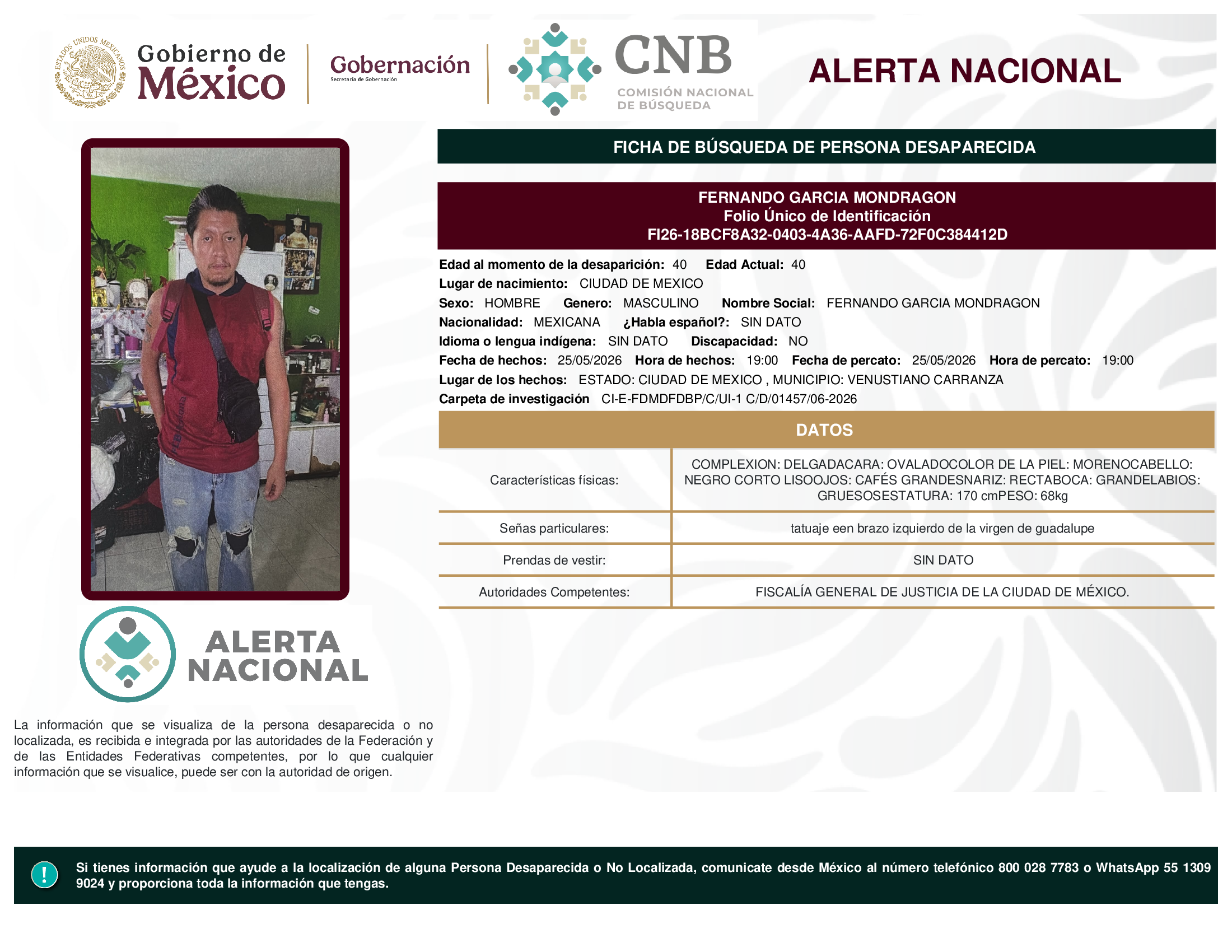 FERNANDO GARCIA MONDRAGON