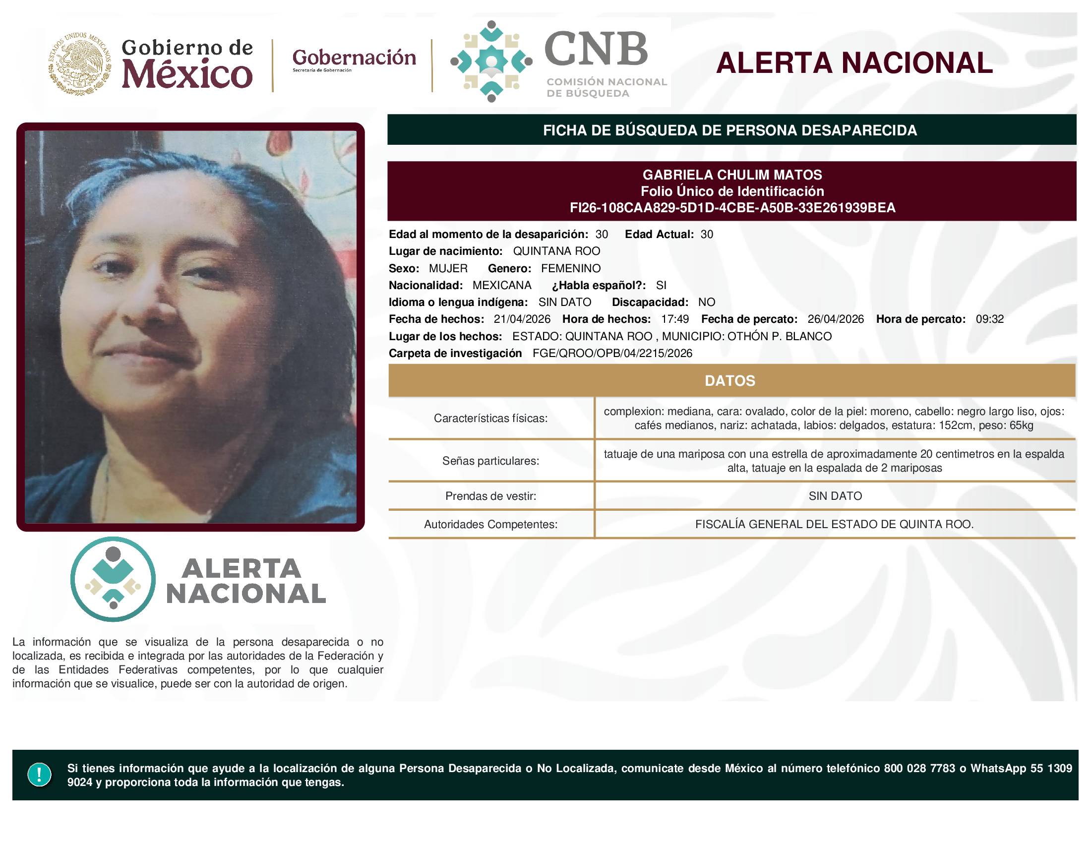 GABRIELA CHULIM MATOS
