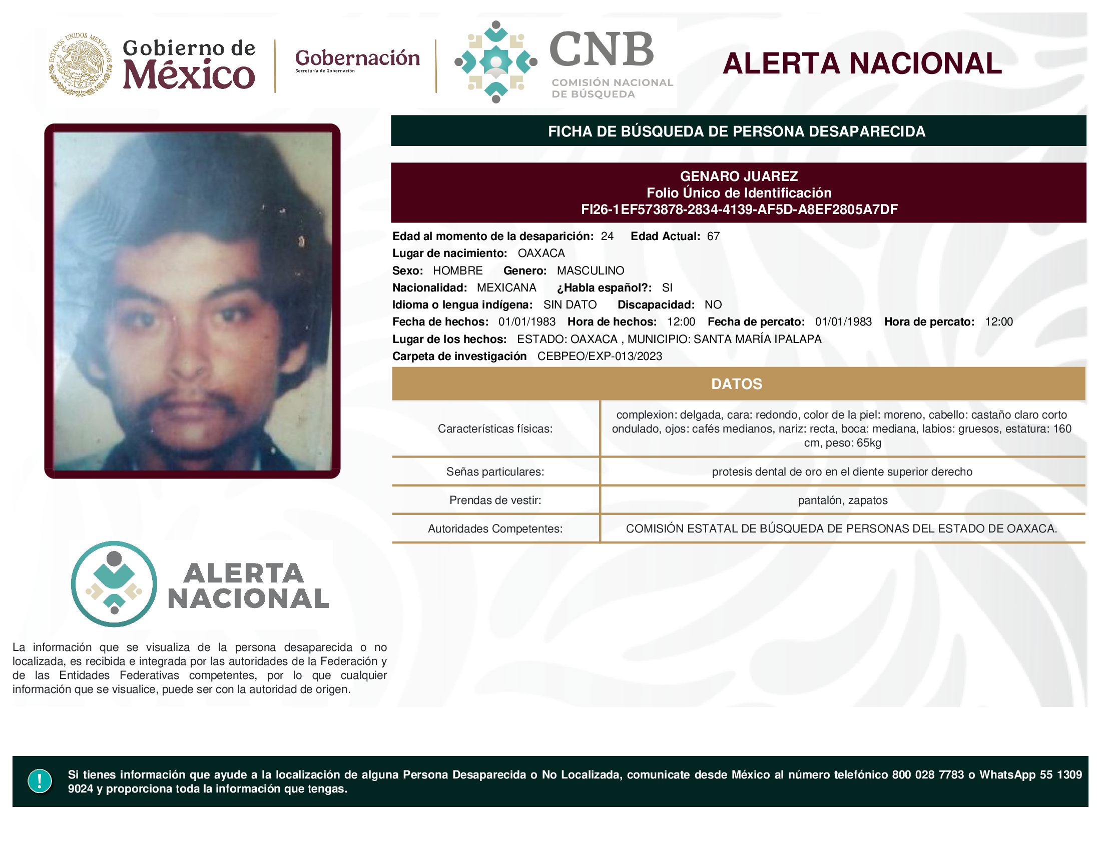 GENARO JUAREZ