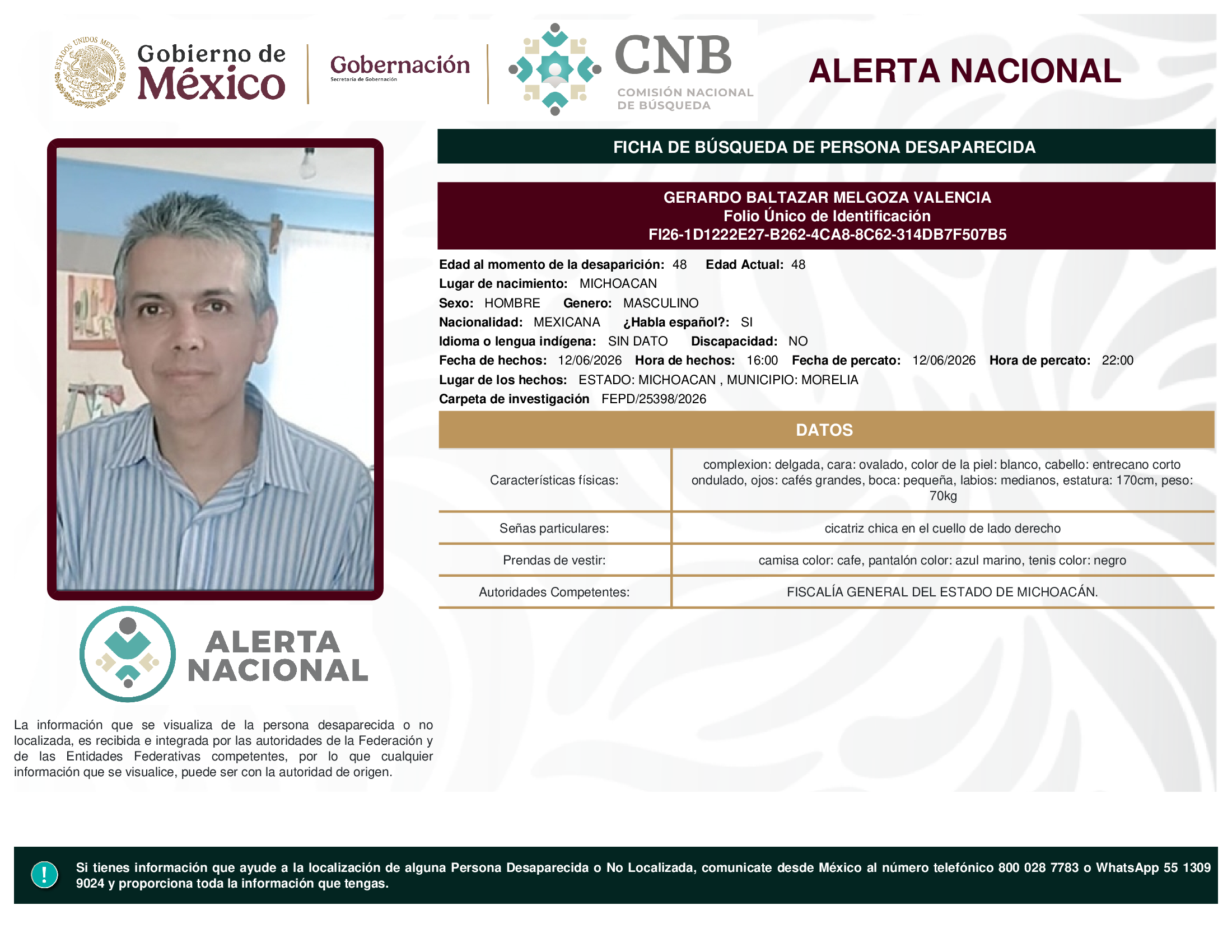 GERARDO BALTAZAR MELGOZA VALENCIA