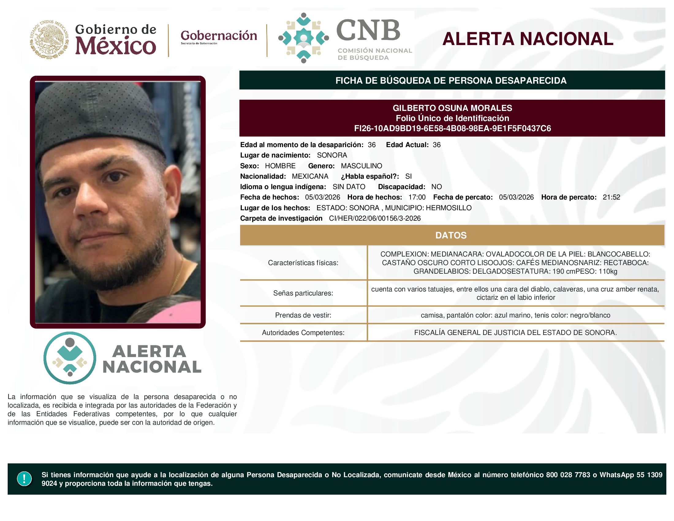 GILBERTO OSUNA MORALES