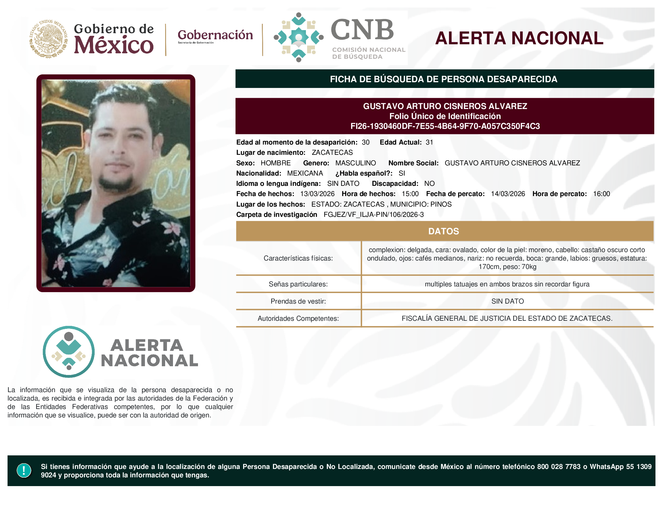 GUSTAVO ARTURO CISNEROS ALVAREZ