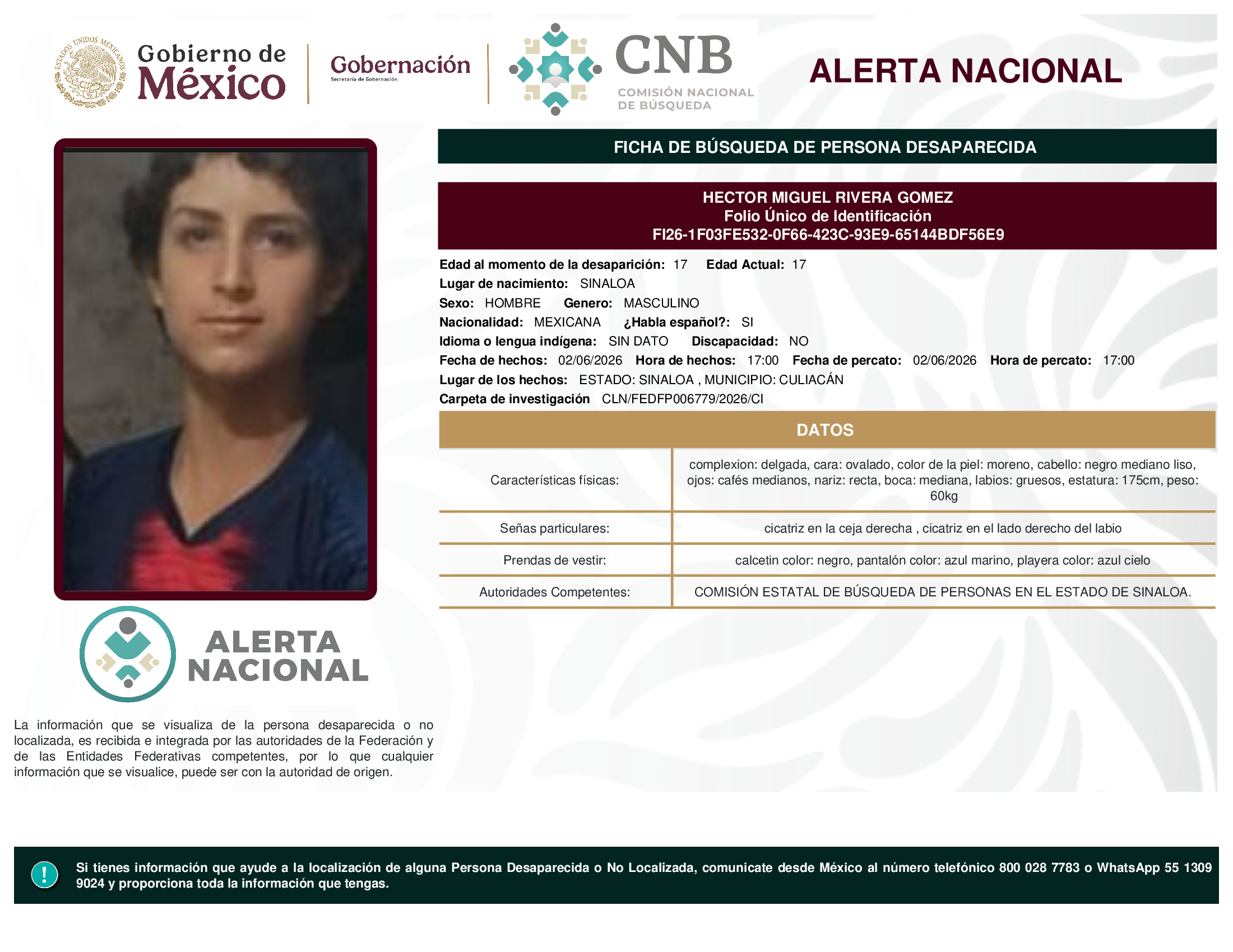 HECTOR MIGUEL RIVERA GOMEZ