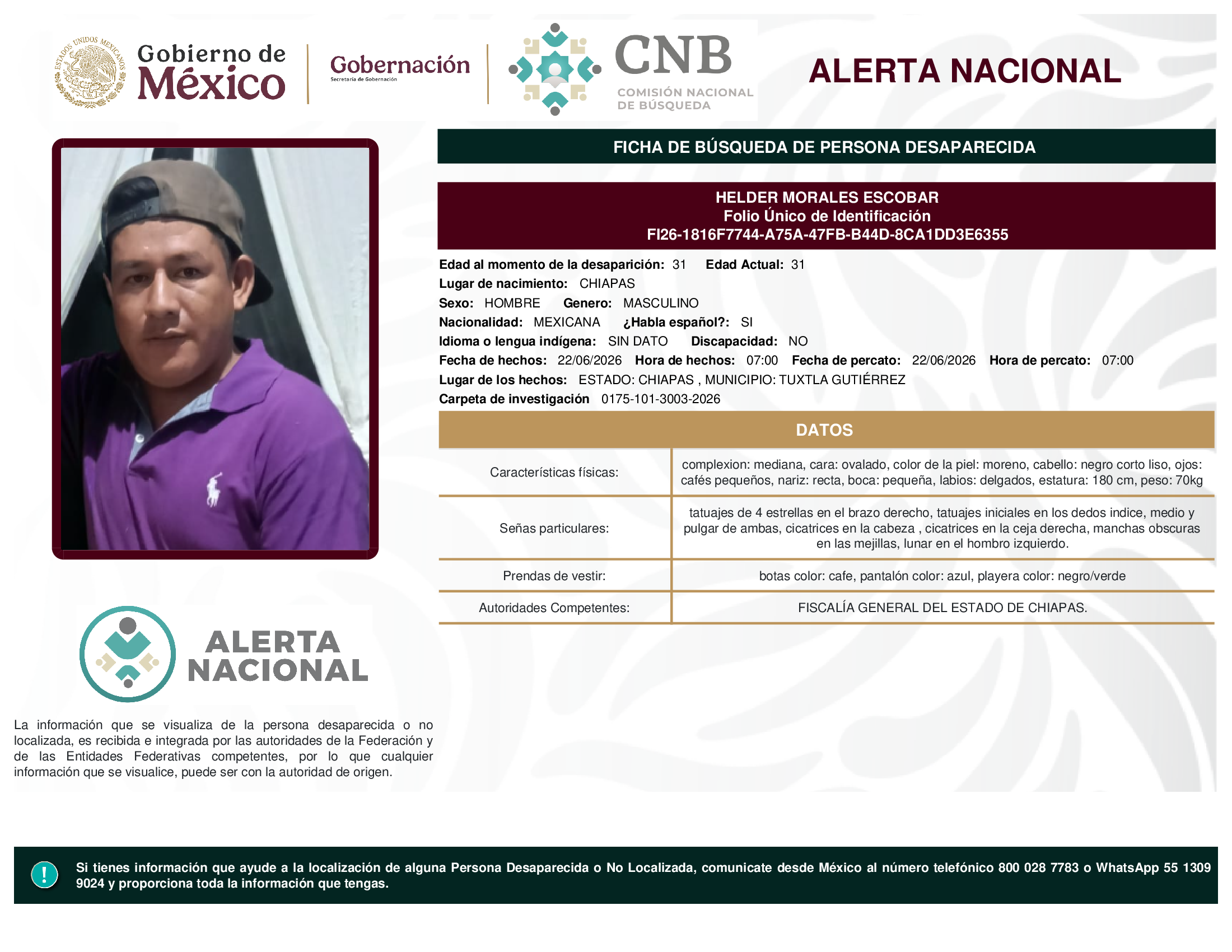 HELDER MORALES ESCOBAR