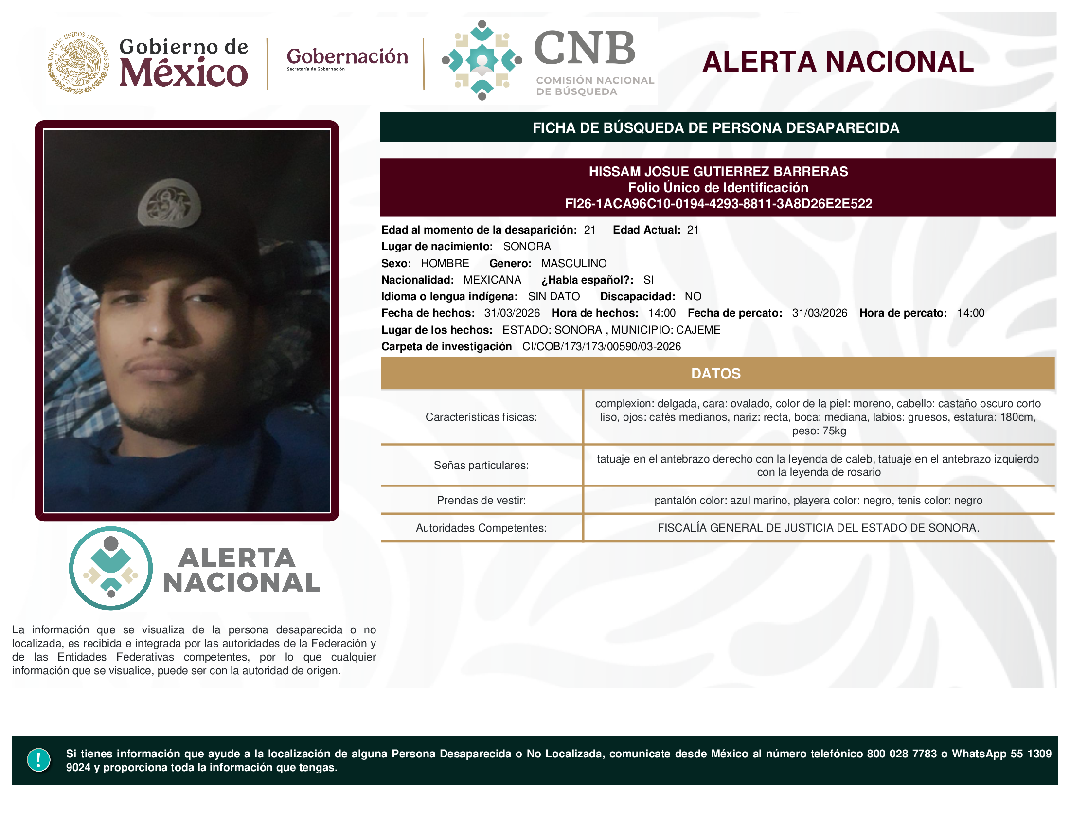HISSAM JOSUE GUTIERREZ BARRERAS