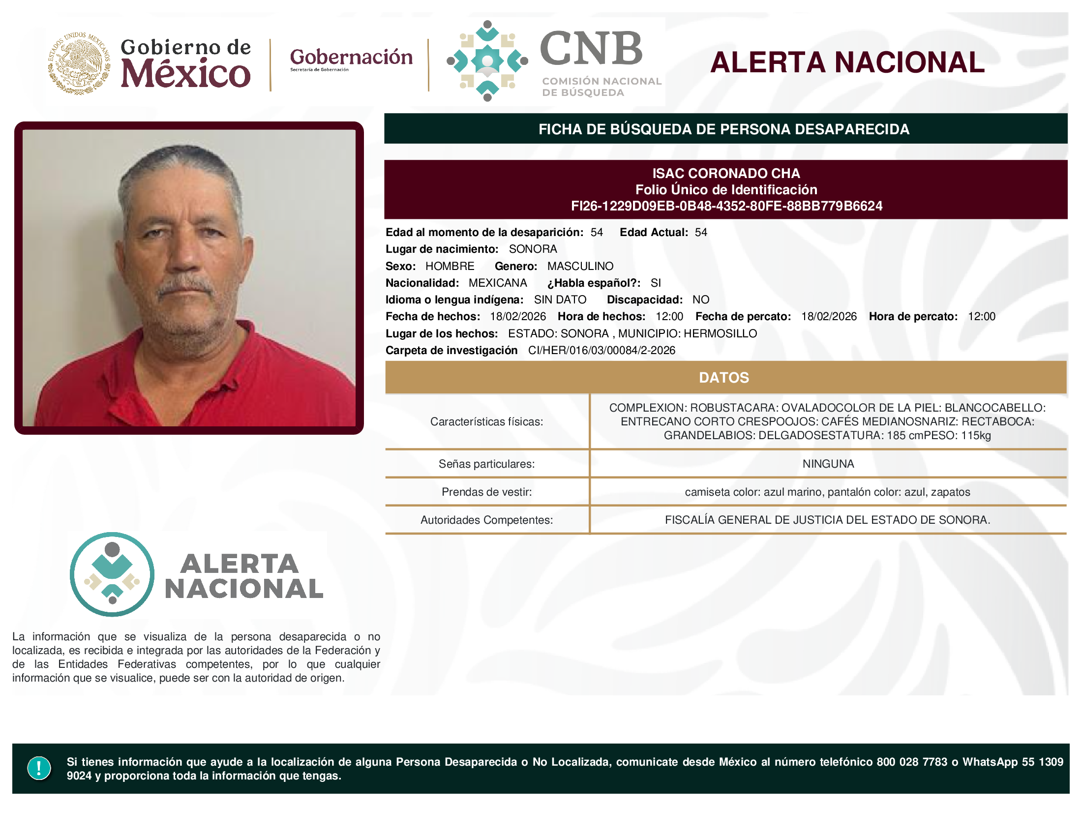 ISAC CORONADO CHA