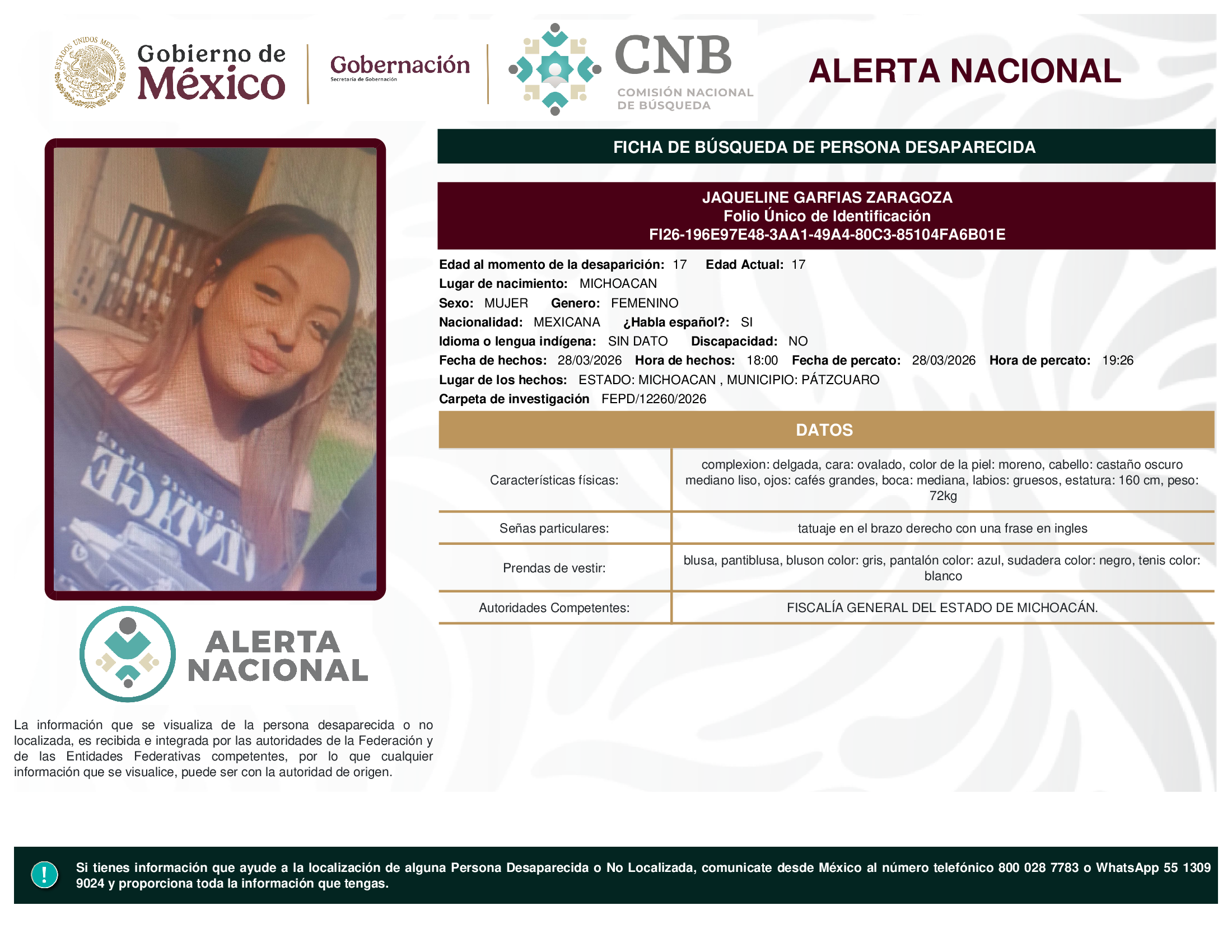 JAQUELINE GARFIAS ZARAGOZA