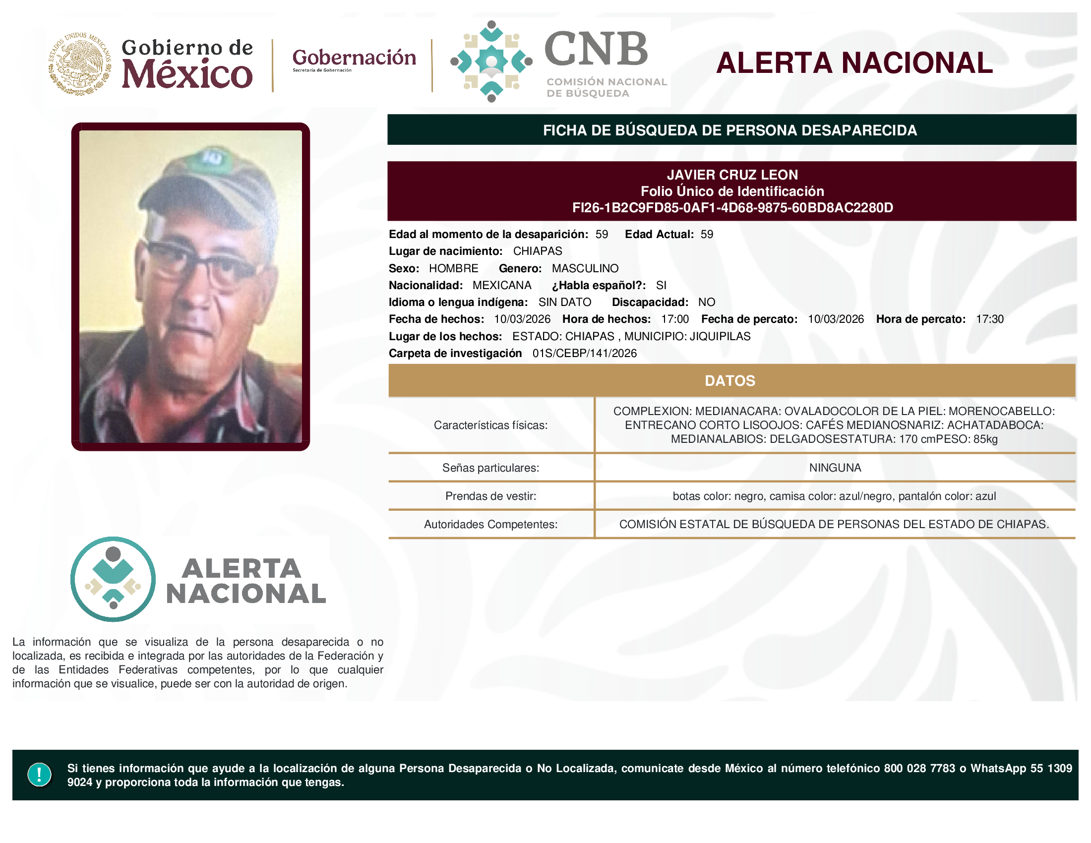 JAVIER CRUZ LEON