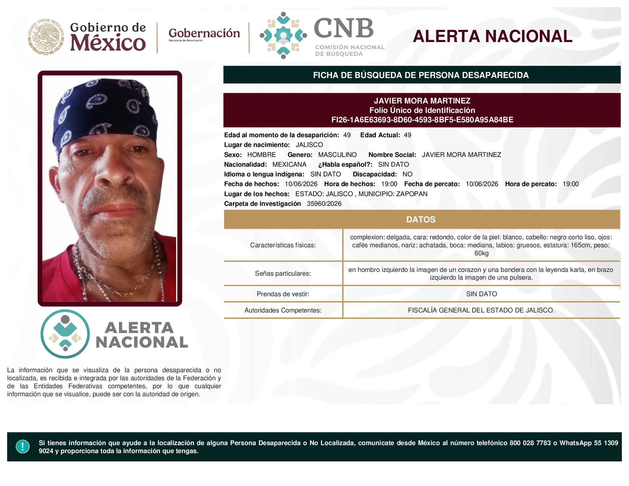 JAVIER MORA MARTINEZ