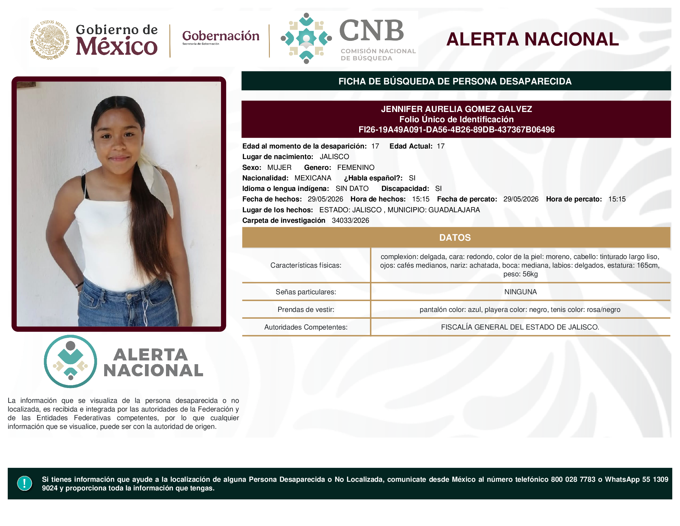 JENNIFER AURELIA GOMEZ GALVEZ
