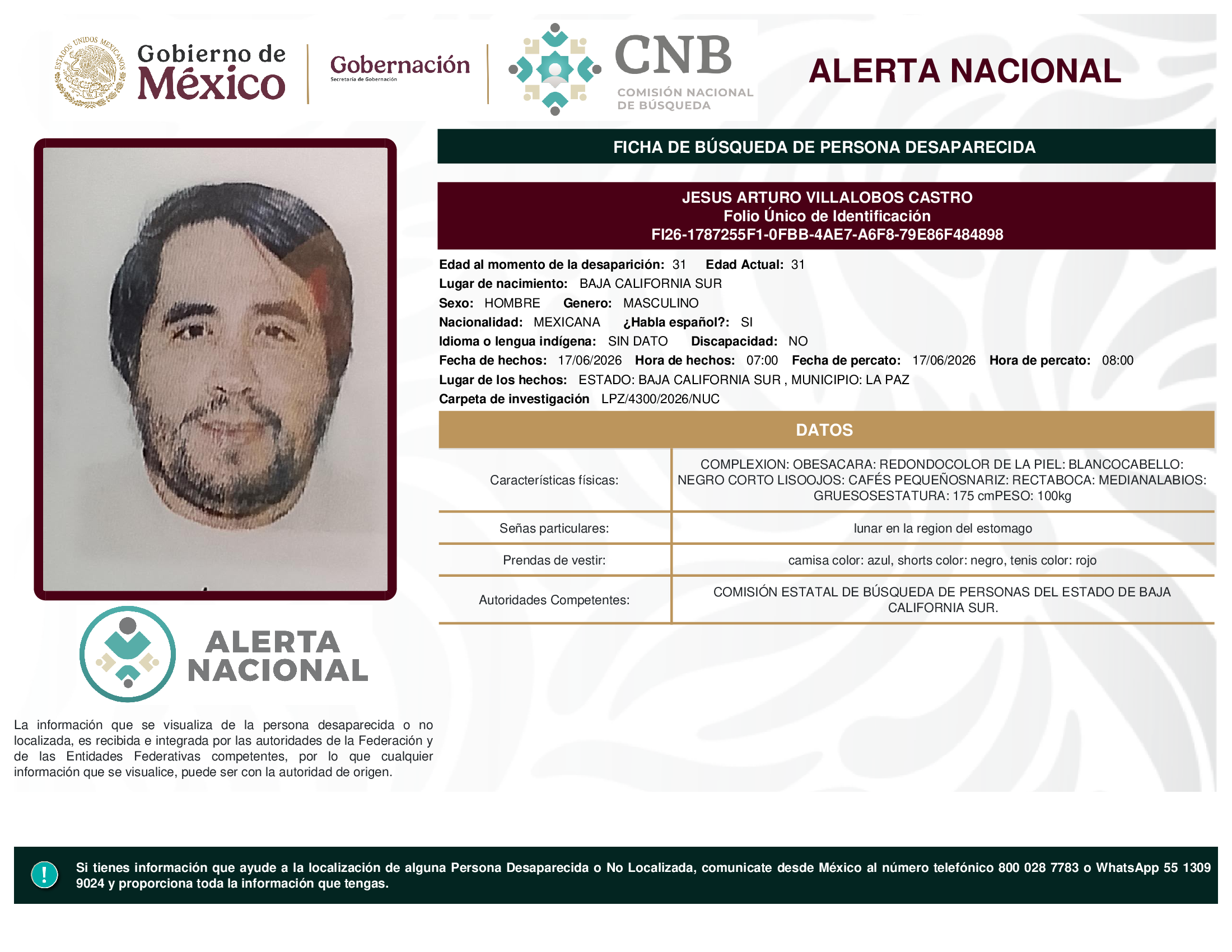 JESUS ARTURO VILLALOBOS CASTRO