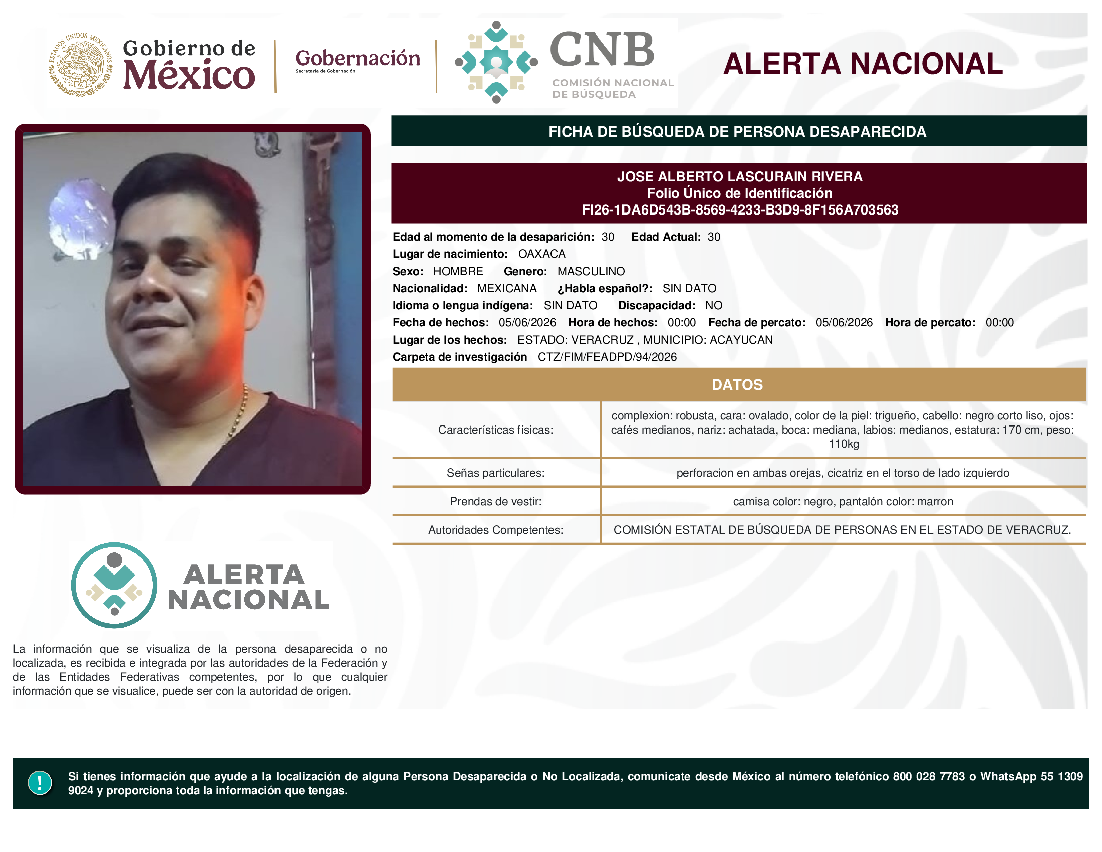 JOSE ALBERTO LASCURAIN RIVERA