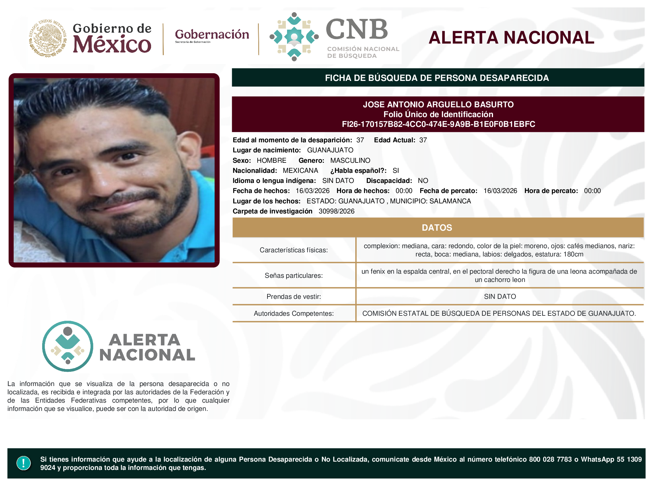 JOSE ANTONIO ARGUELLO BASURTO