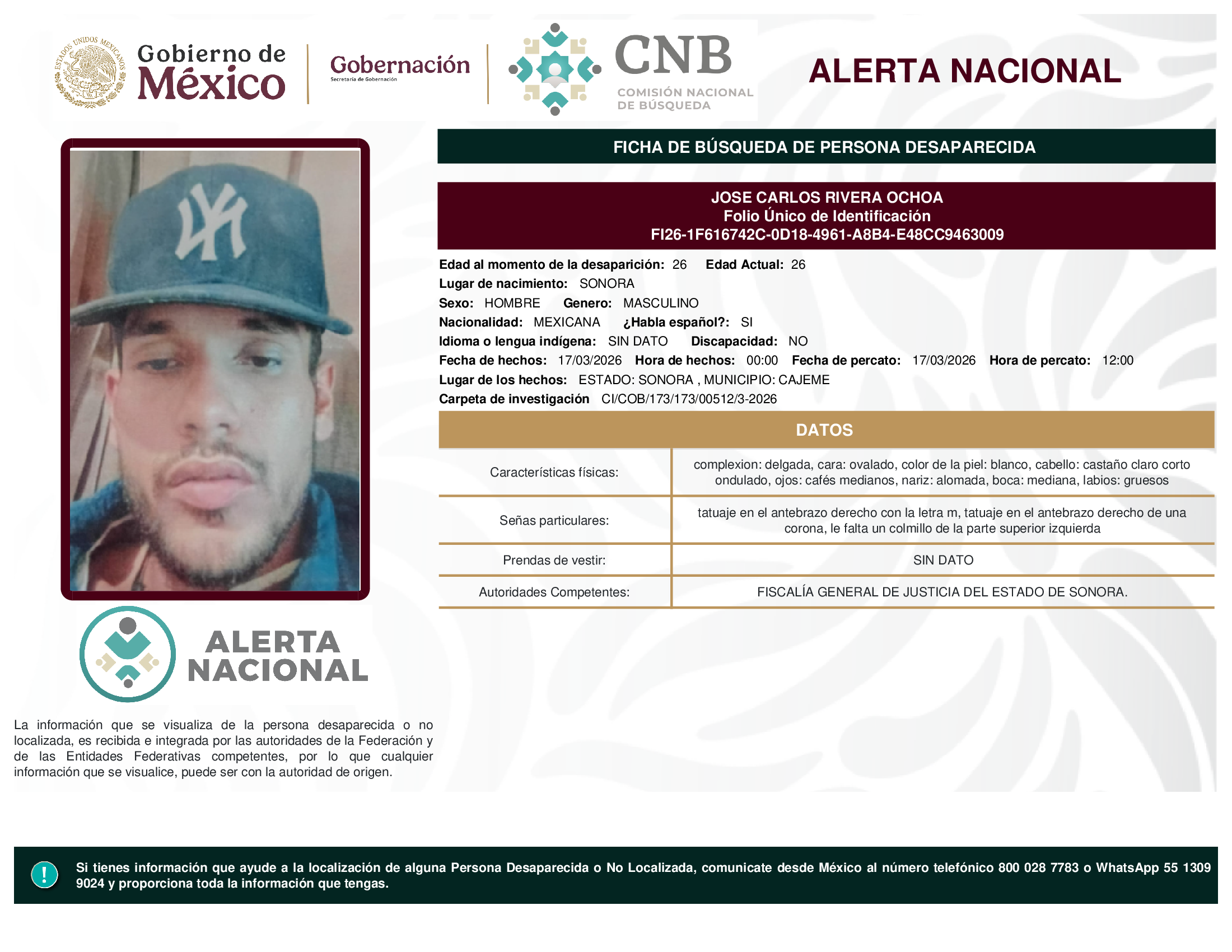JOSE CARLOS RIVERA OCHOA