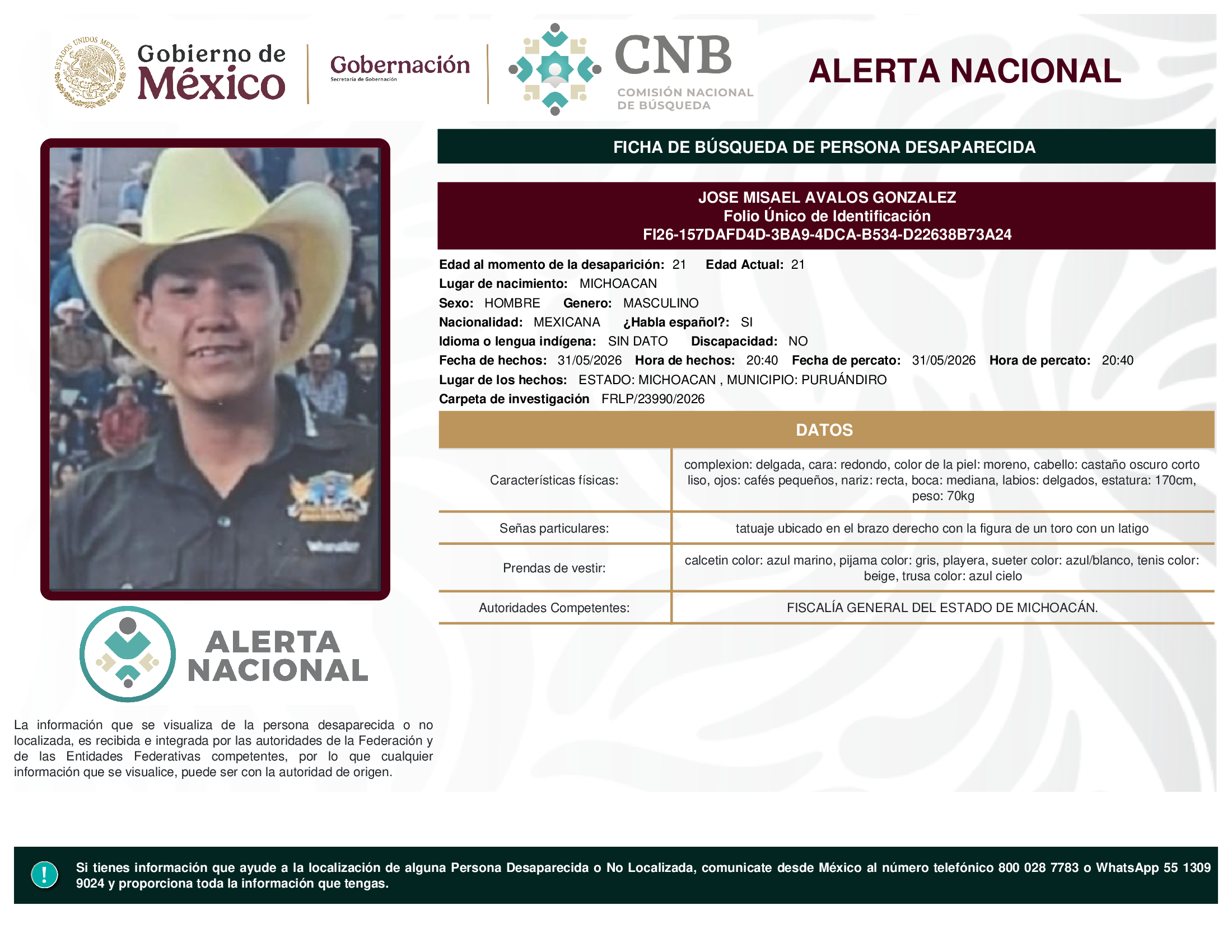 JOSE MISAEL AVALOS GONZALEZ