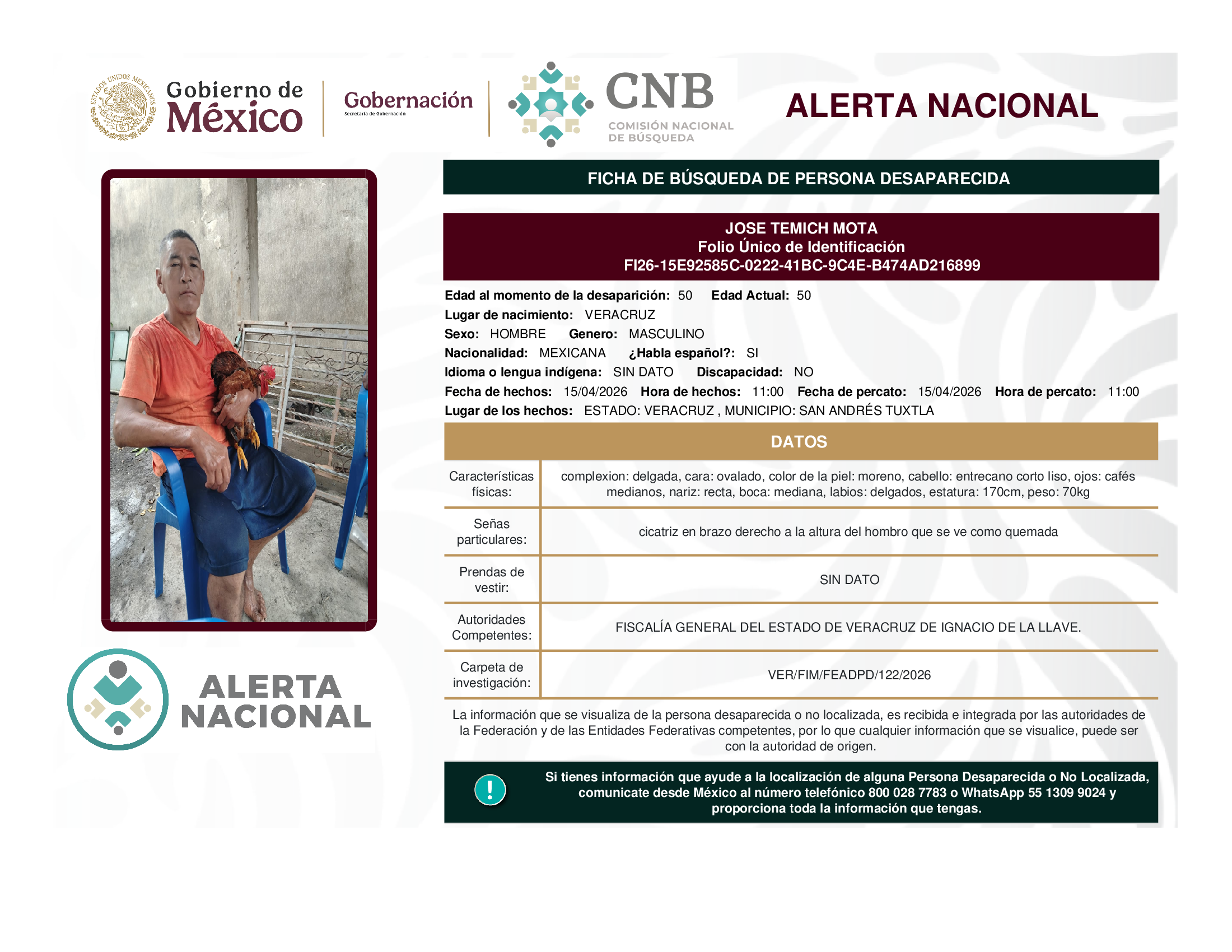 JOSE TEMICH MOTA